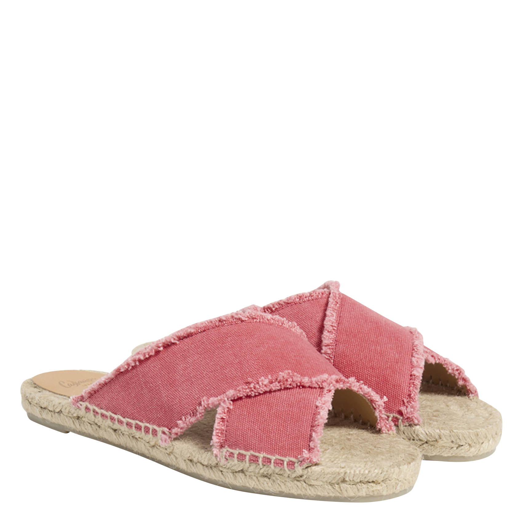 Mules aus Baumwoll-Canvas CASTANER Rosa