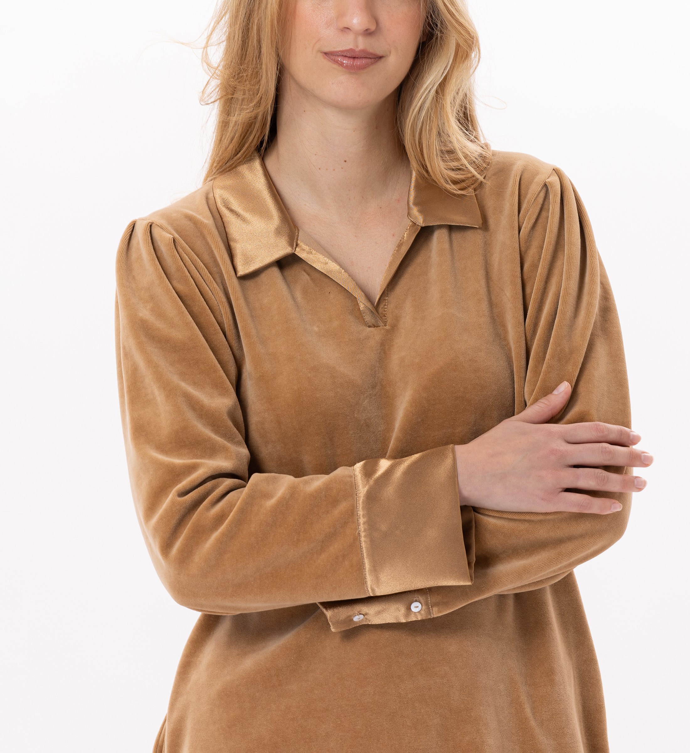 Velvet dress LE CHAT Golden