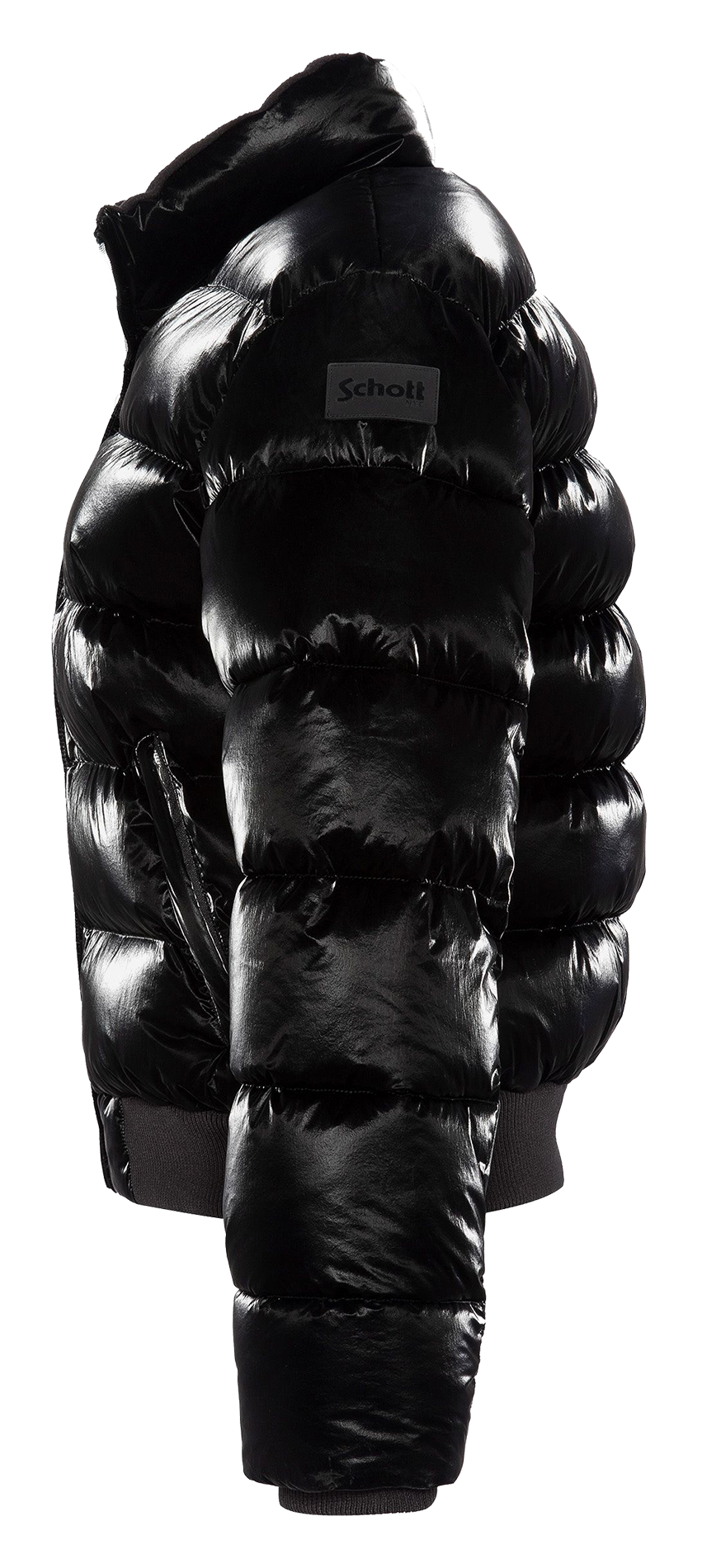 Doudoune effet satiné  SCHOTT Noir