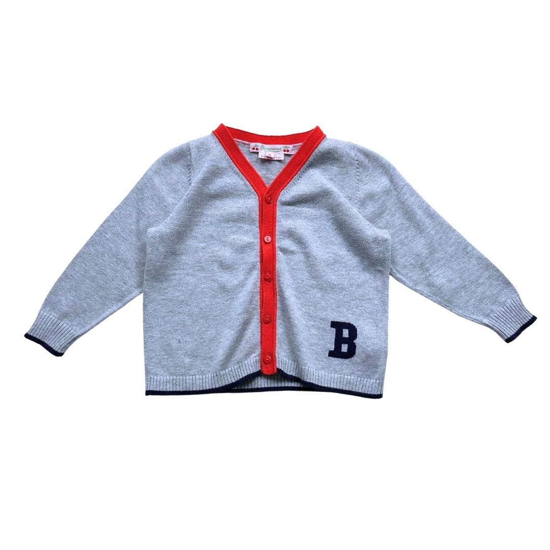 Baby gray cardigan - 24 months BONPOINT - Seconde Main Grey
