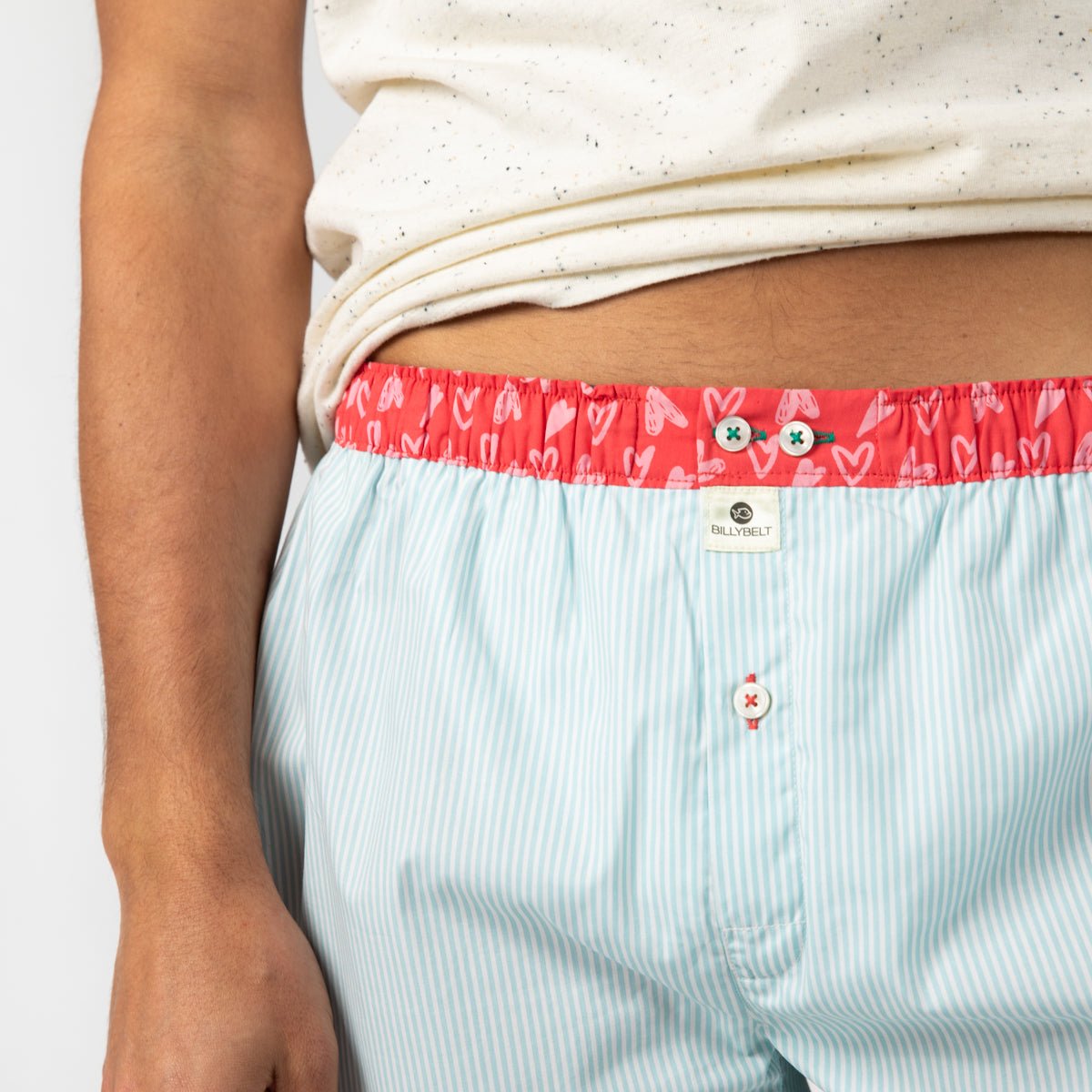 Organic cotton boxer shorts BILLYBELT Blue