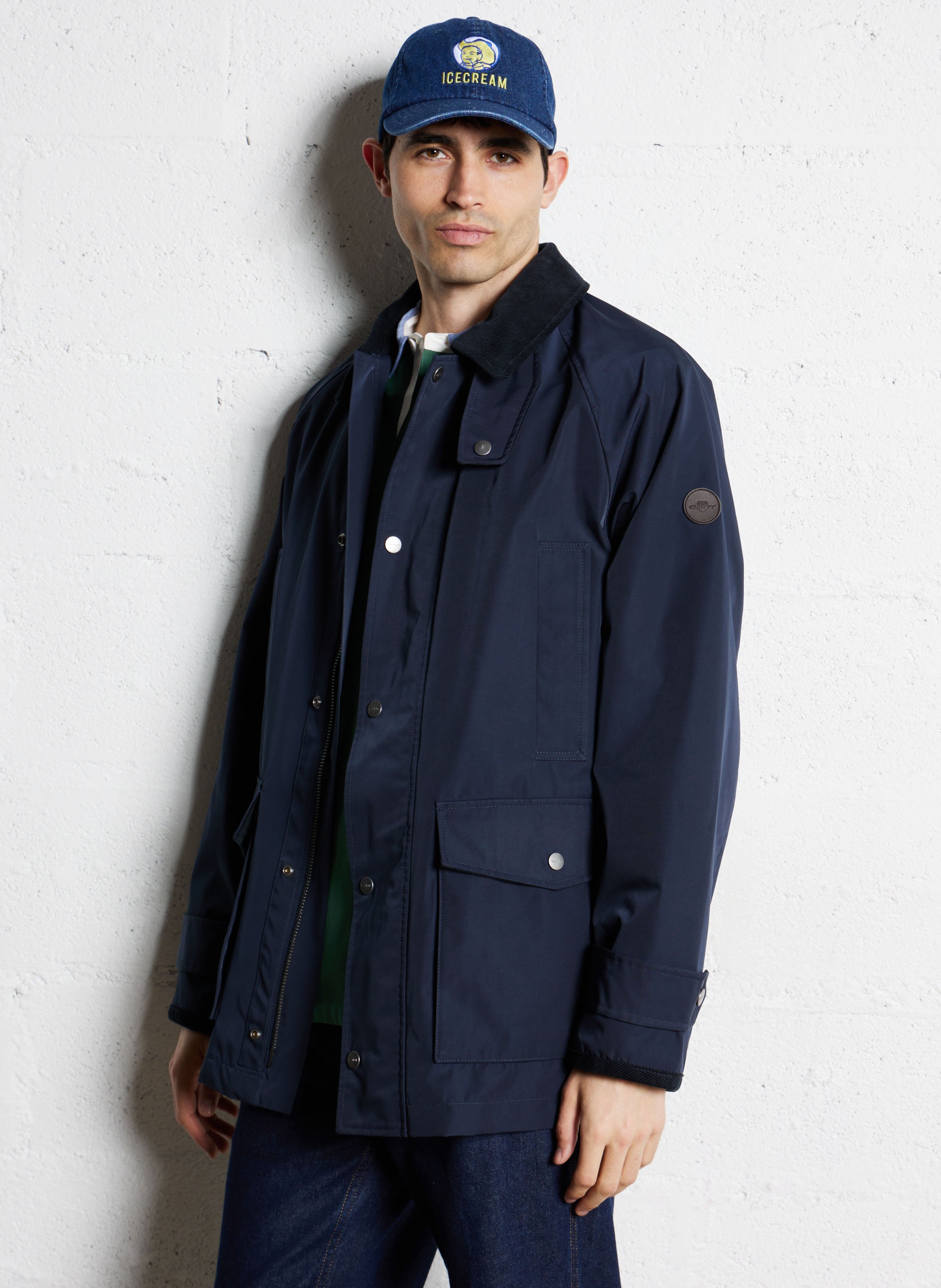 Lage baskets van leermix - Look 2