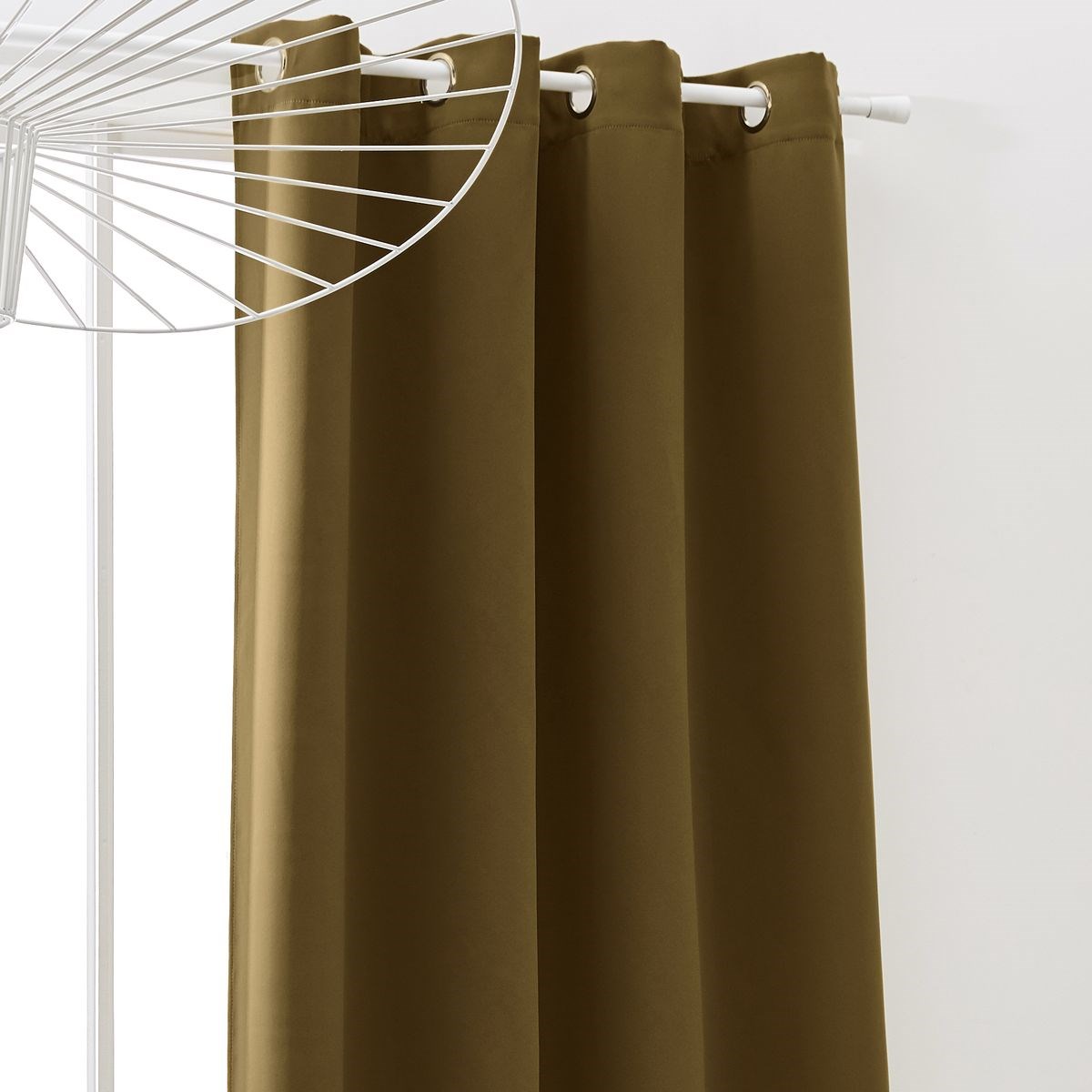 Plain blackout curtain with eyelets TODAY LINGE DE MAISON Brown