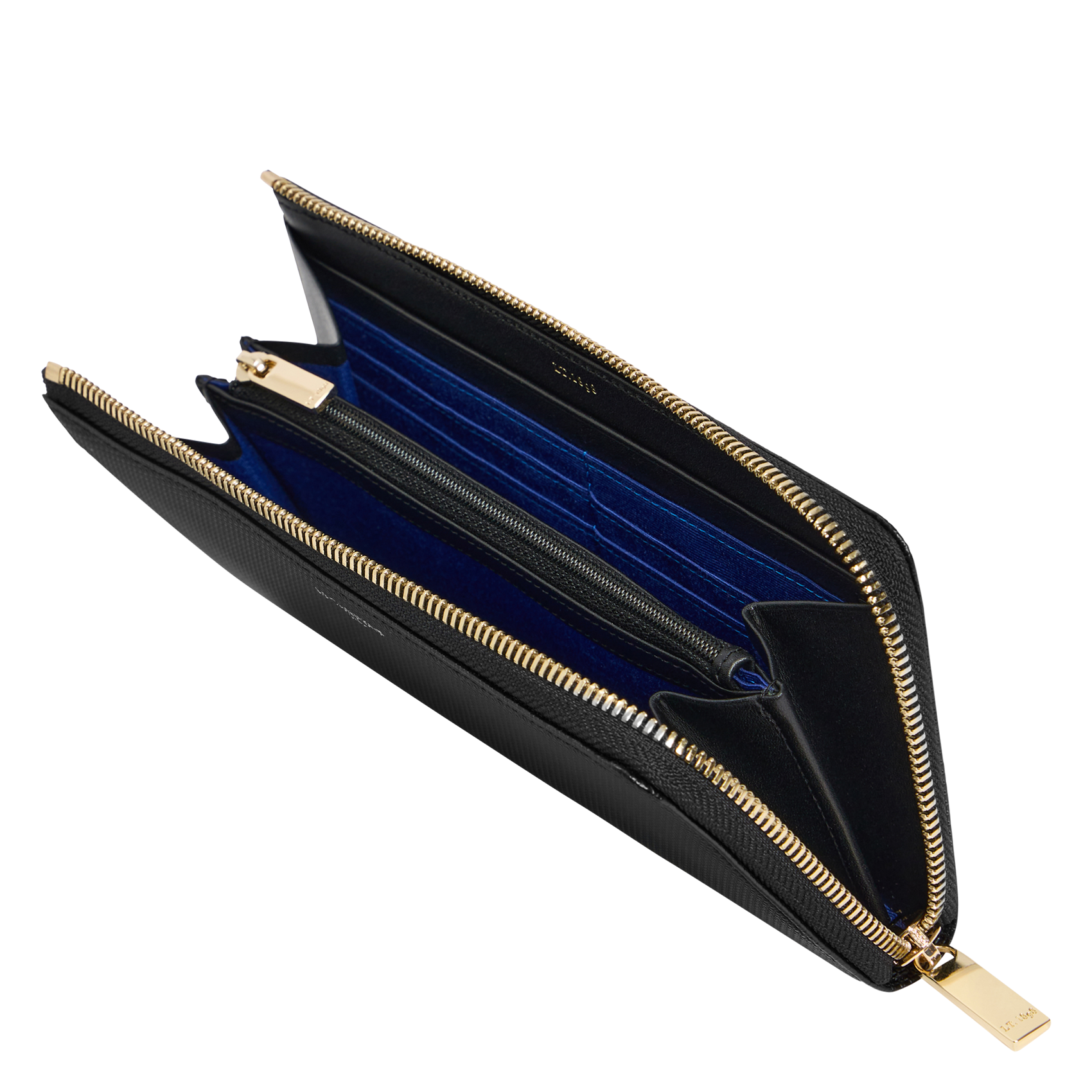 Portefeuilles zippé en cuir LE TANNEUR Noir