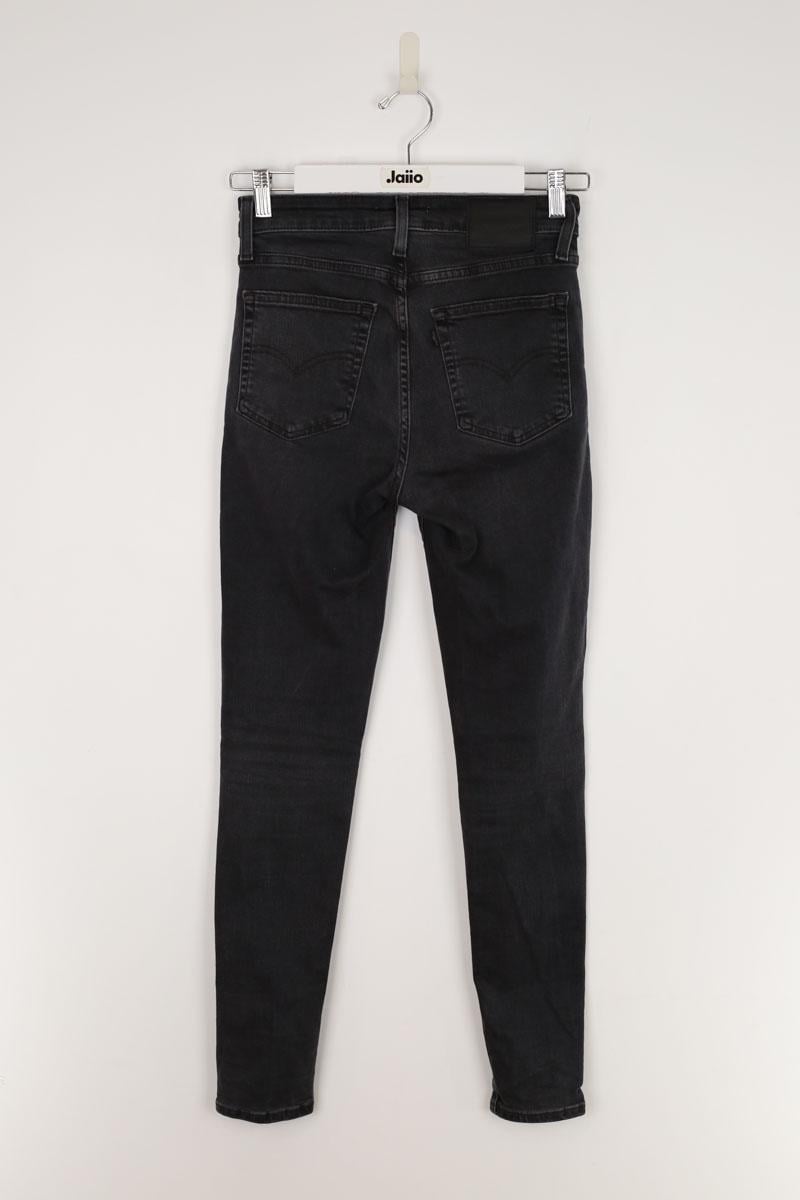 Cotton skinny jeans LEVI'S - Seconde main Black