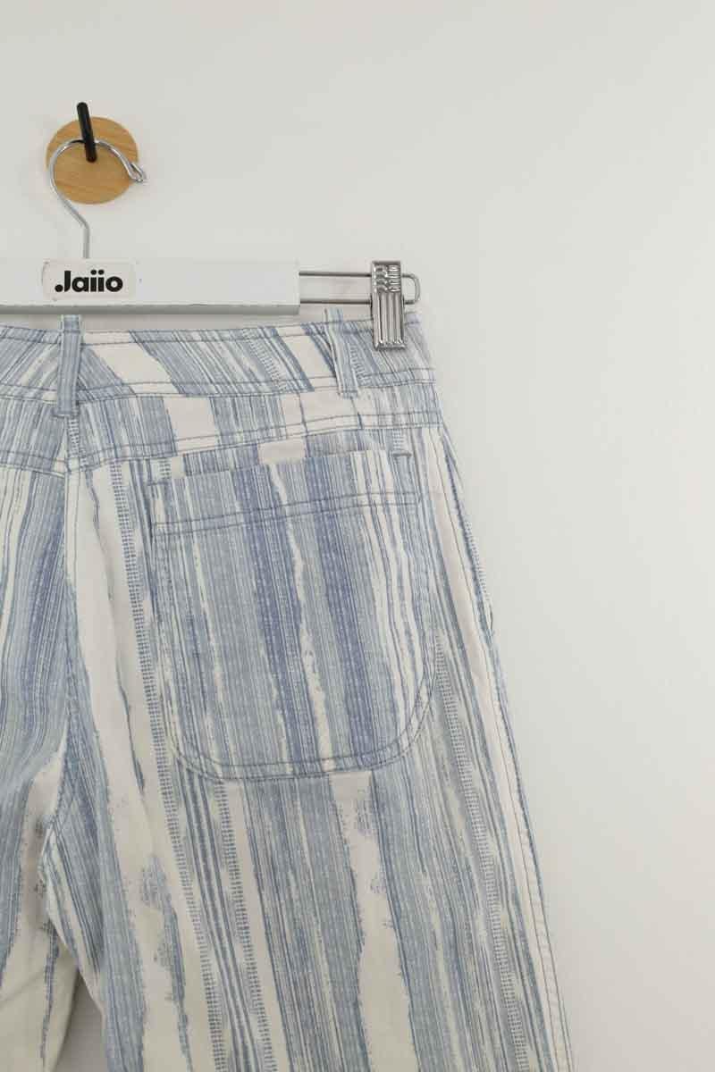 Slim-fit cotton cargo pants KENZO - SECONDE MAIN Blue