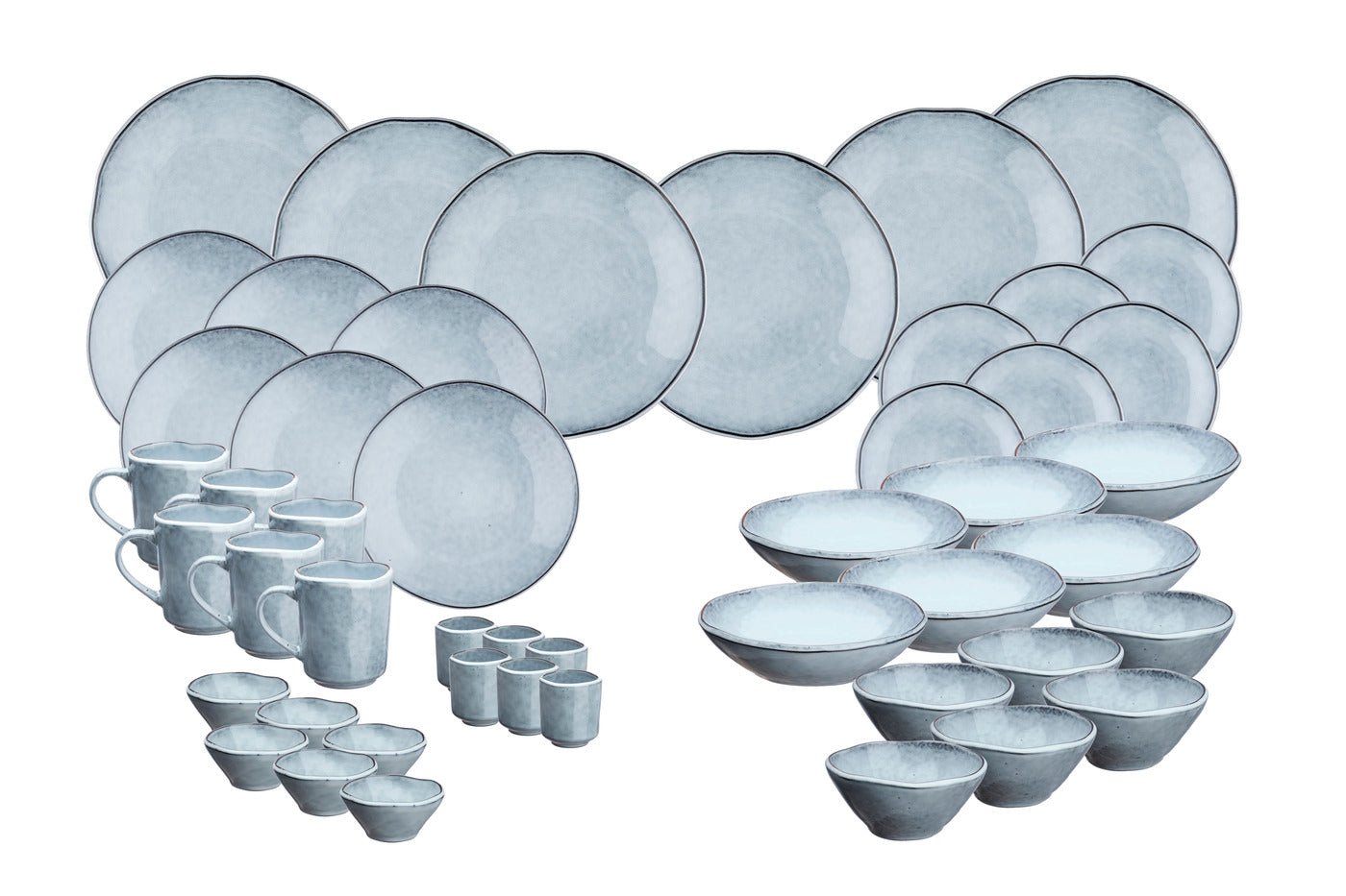 Complete cloud service - 48 pieces - stormy gray BJORN Grey