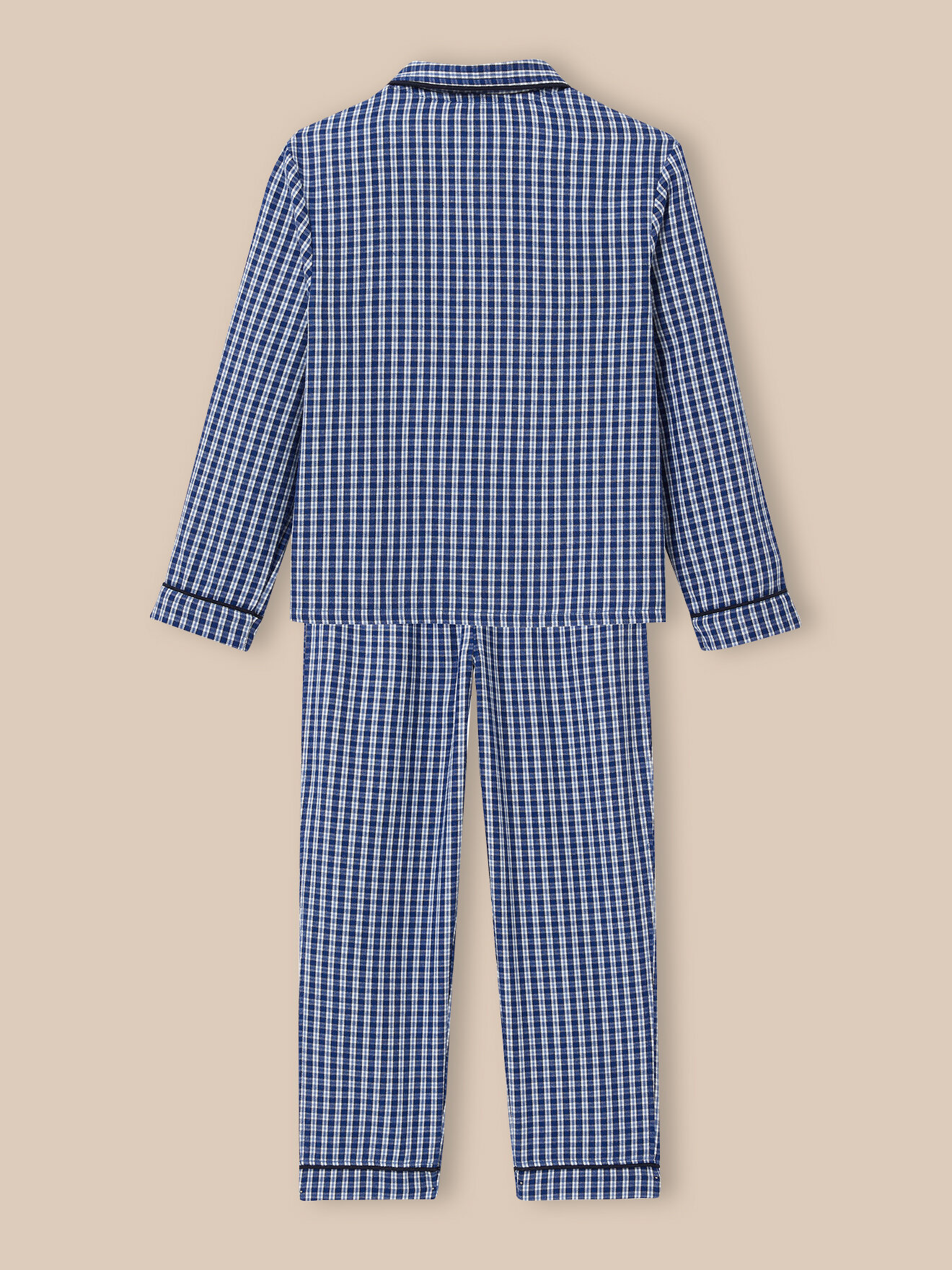 Classic checkered pajamas CYRILLUS Blue