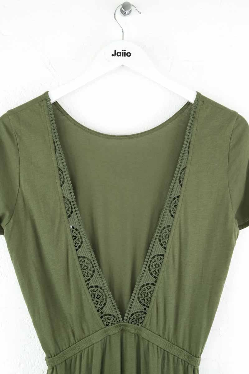 Cotton dress SEZANE - Seconde main Khaki