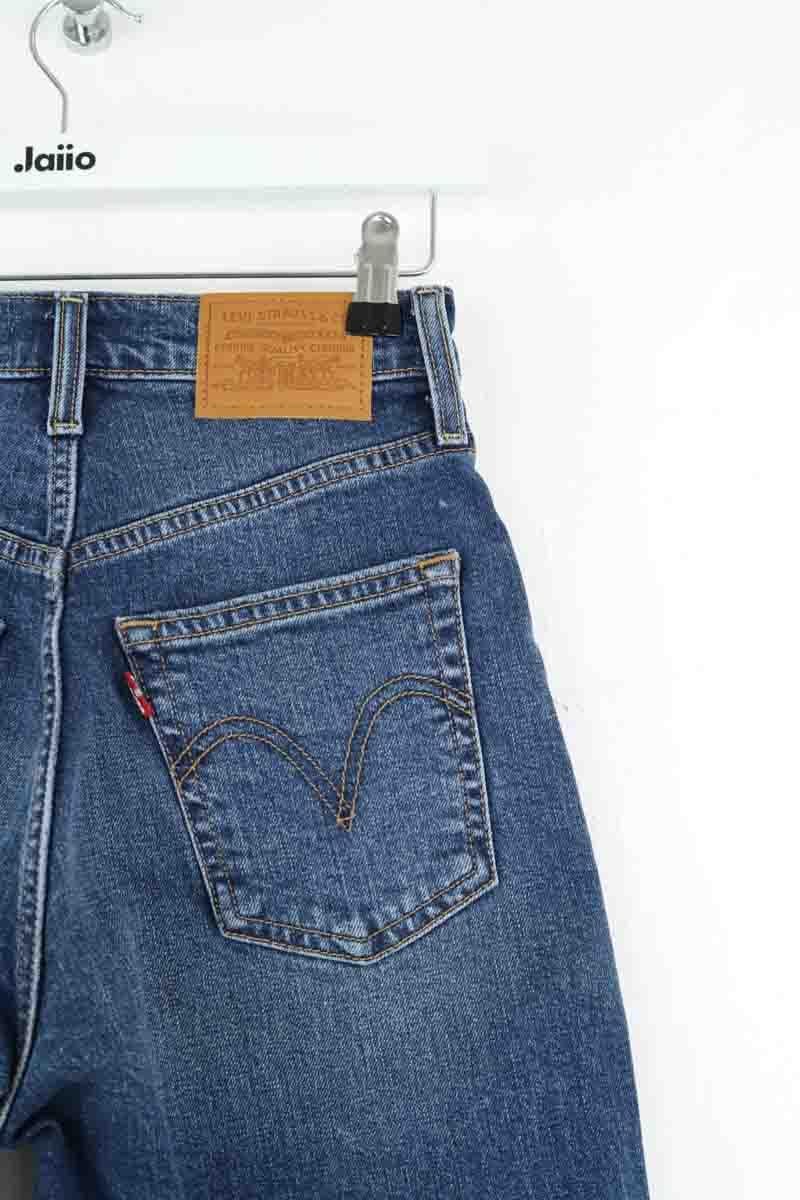 Leather Bermudas LEVI'S - Seconde main Blue