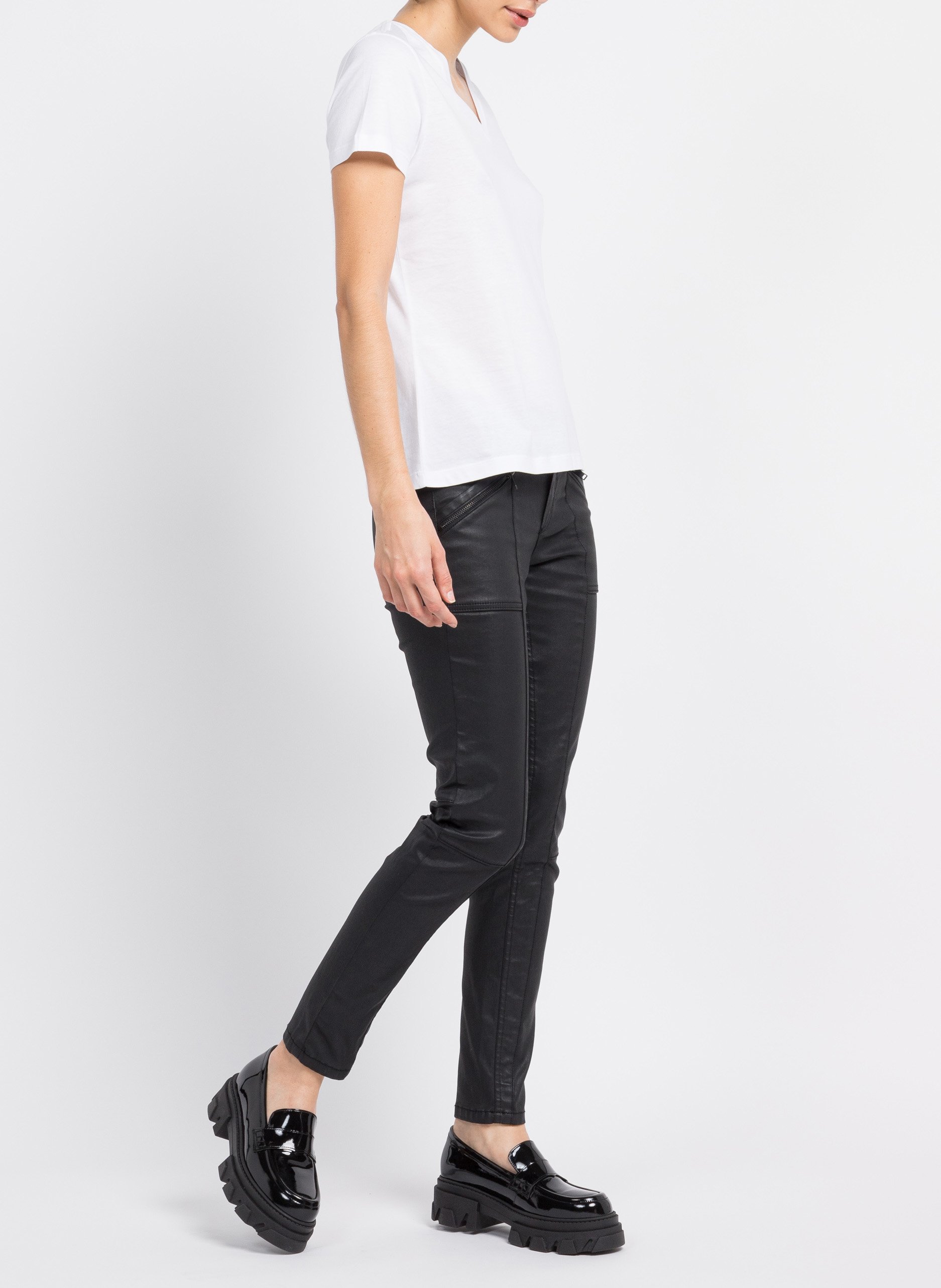 T-shirt slim en coton organique TOMMY HILFIGER Blanc