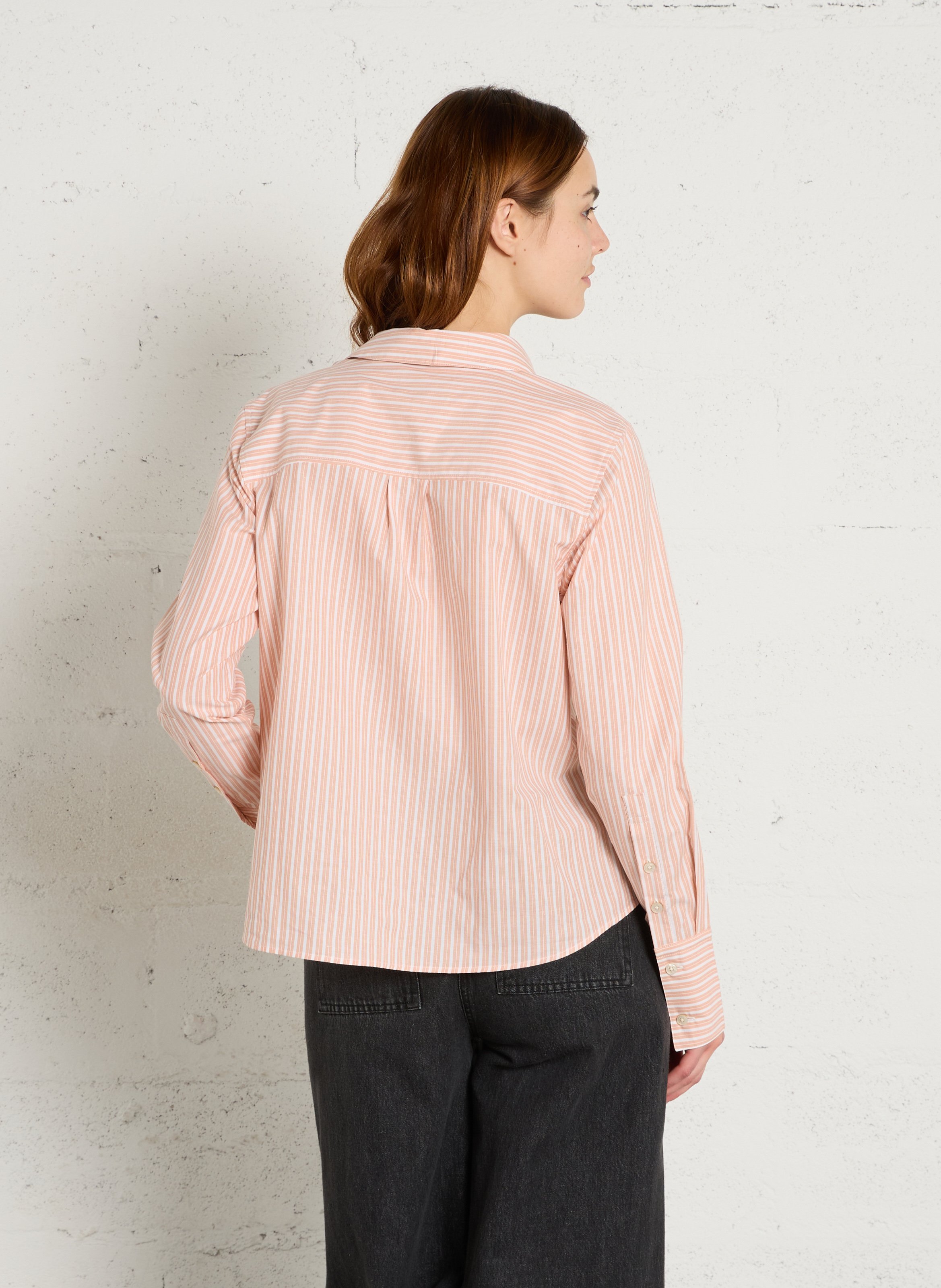 Striped shirt with classic collar RUE DE TOKYO Multicolored