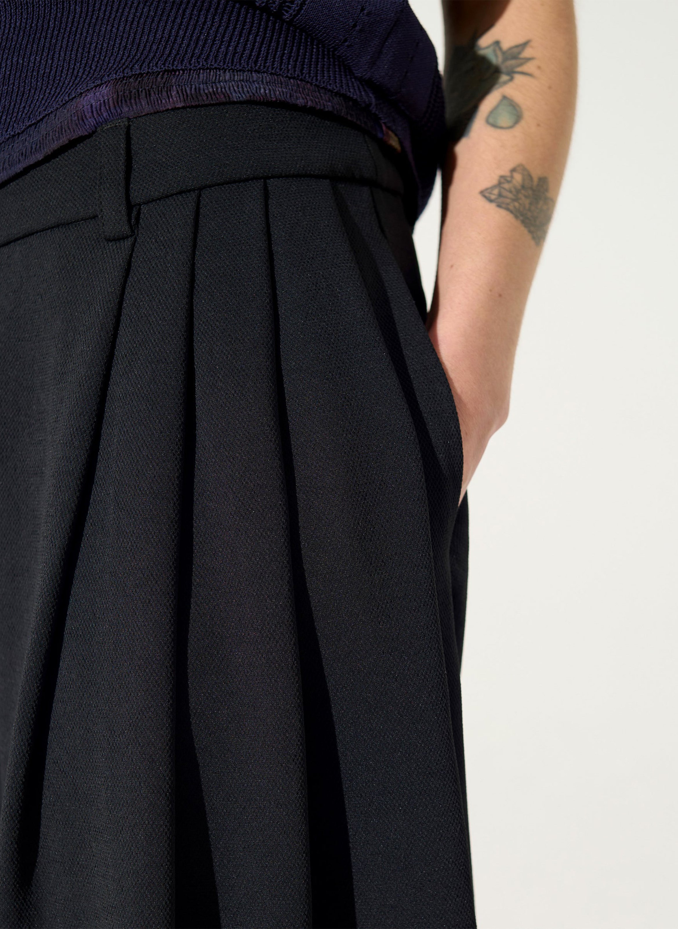 Wide trousers COTELAC Black