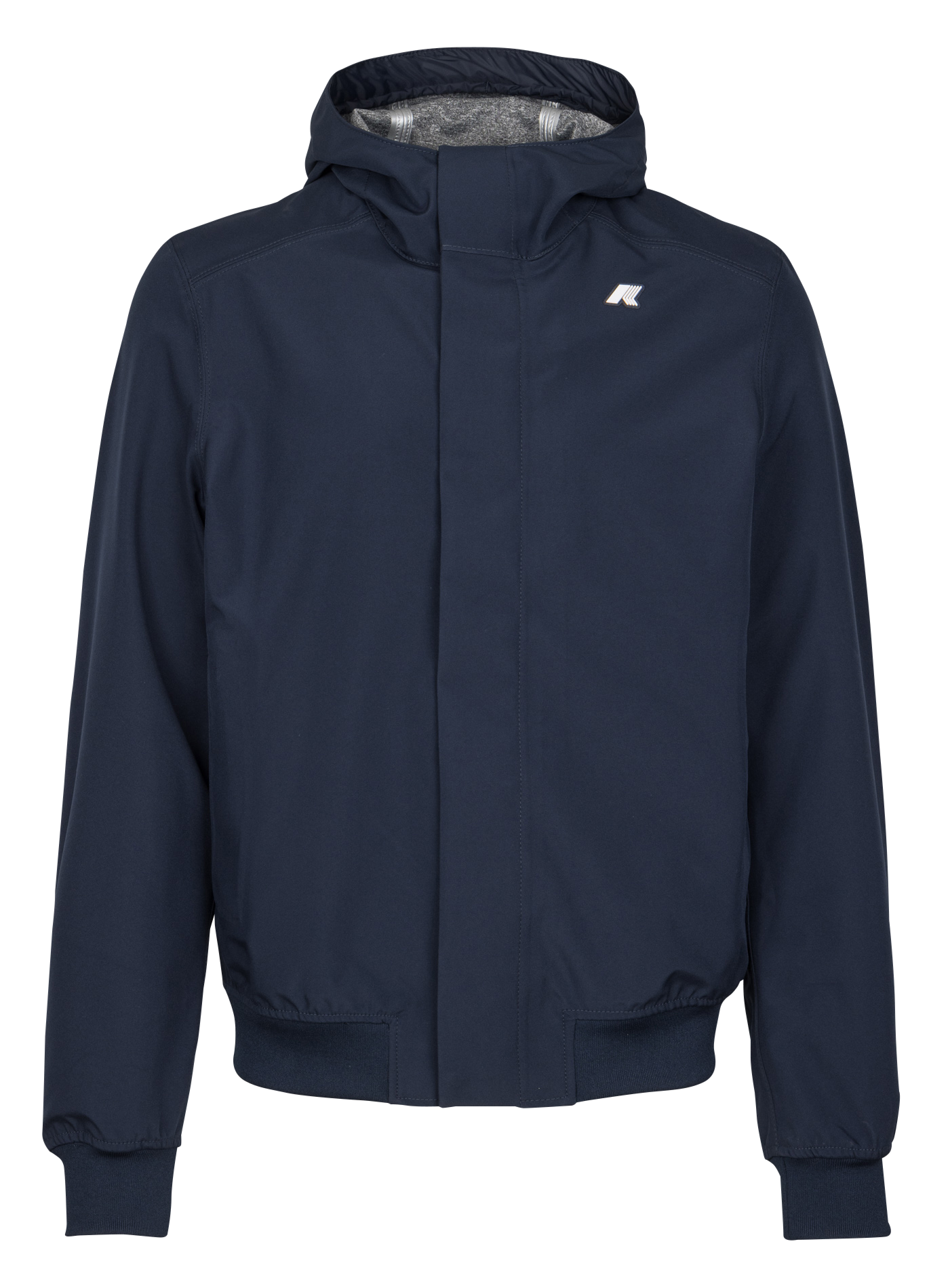 High-neck raincoat K-WAY Blue