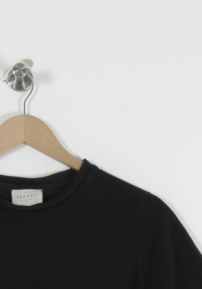Tommy Badge T-shirt SEZANE - Seconde main Black