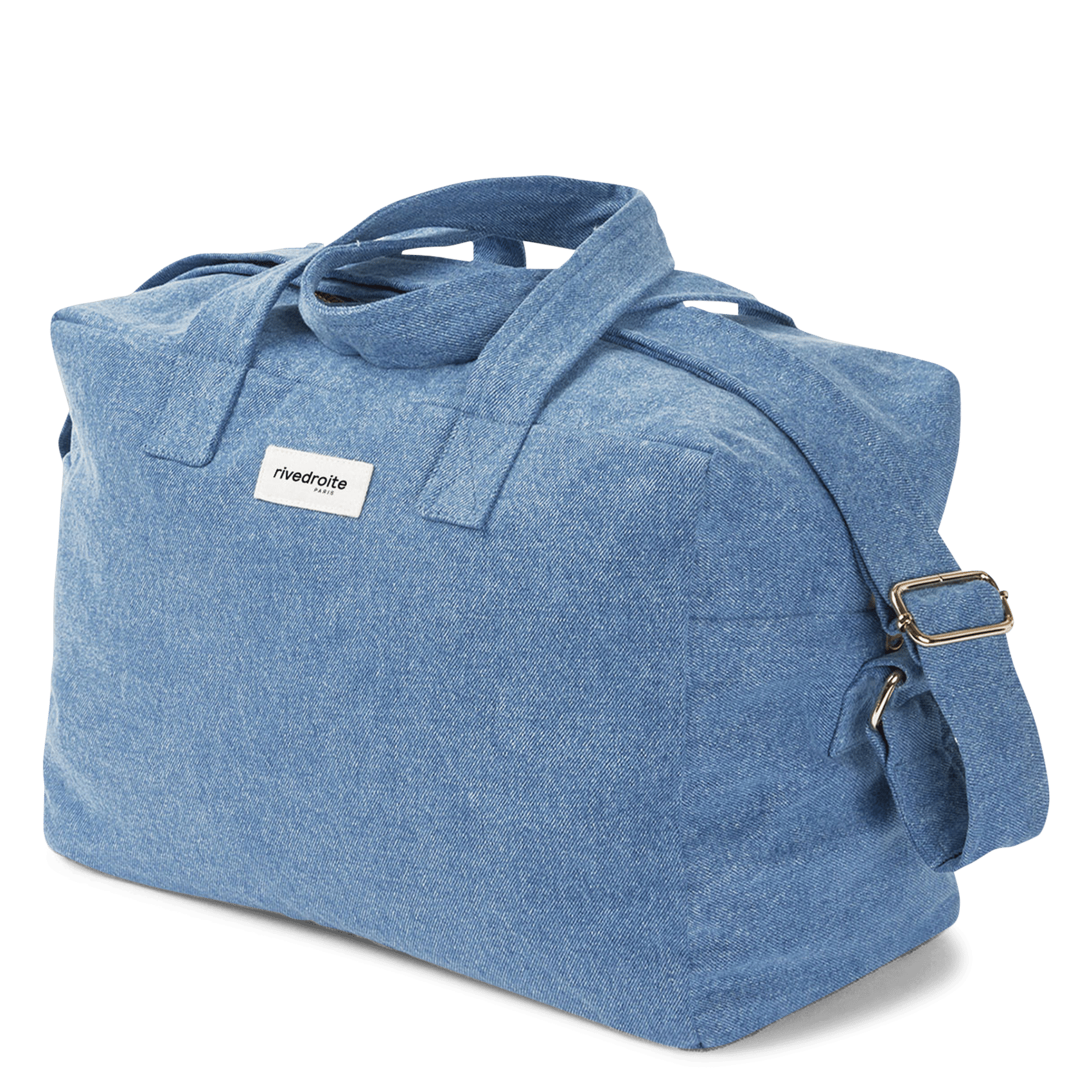 Cotton-blend handbag RIVEDROITE PARIS Blue