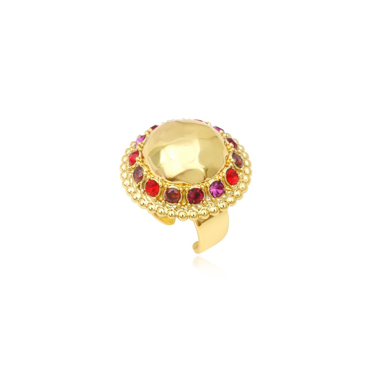 Bague medium ajustable   ajustable SATELLITE PARIS Rouge