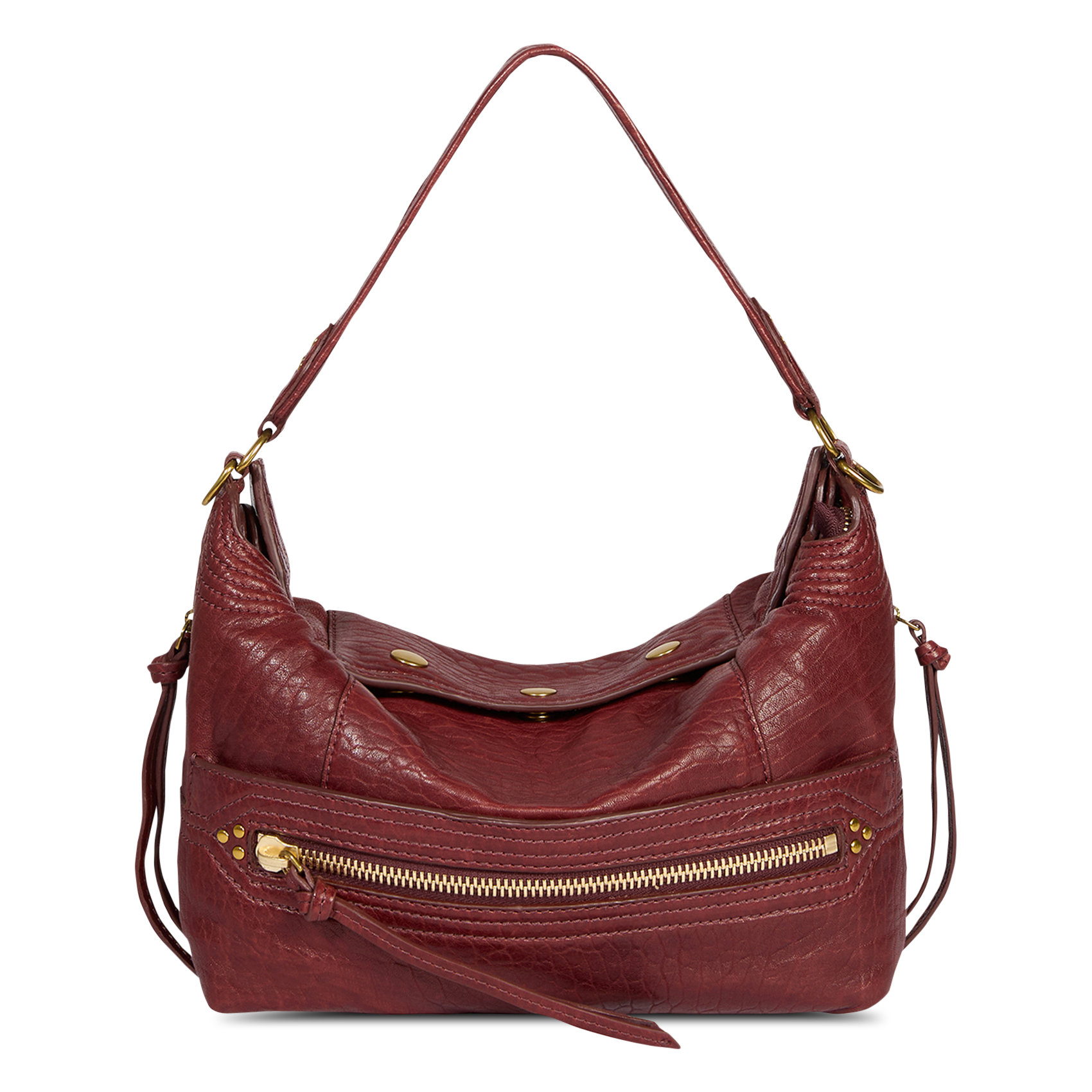 Leather handbag JEROME DREYFUSS Red