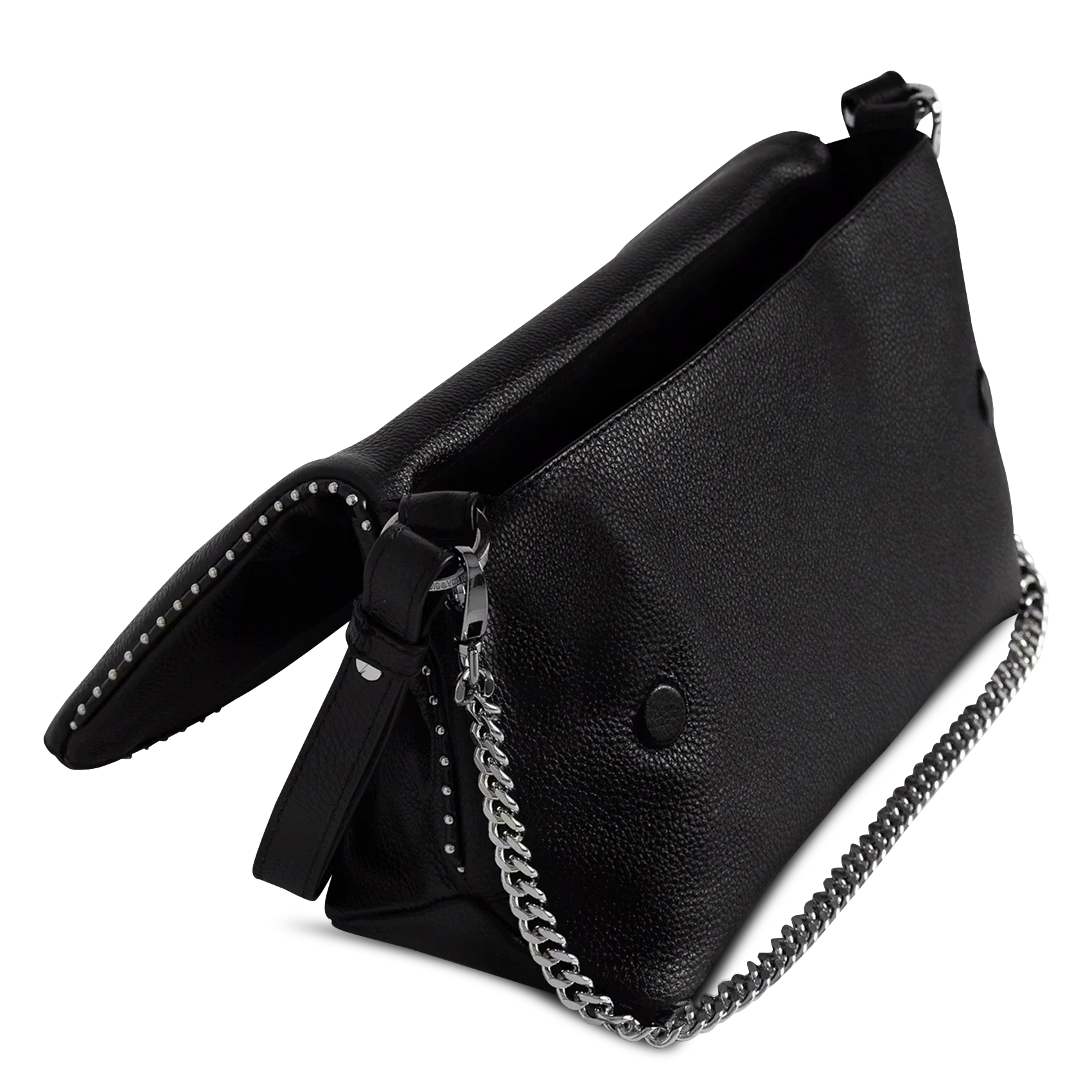 Umhängetasche aus Leder ZADIG&VOLTAIRE Schwarz