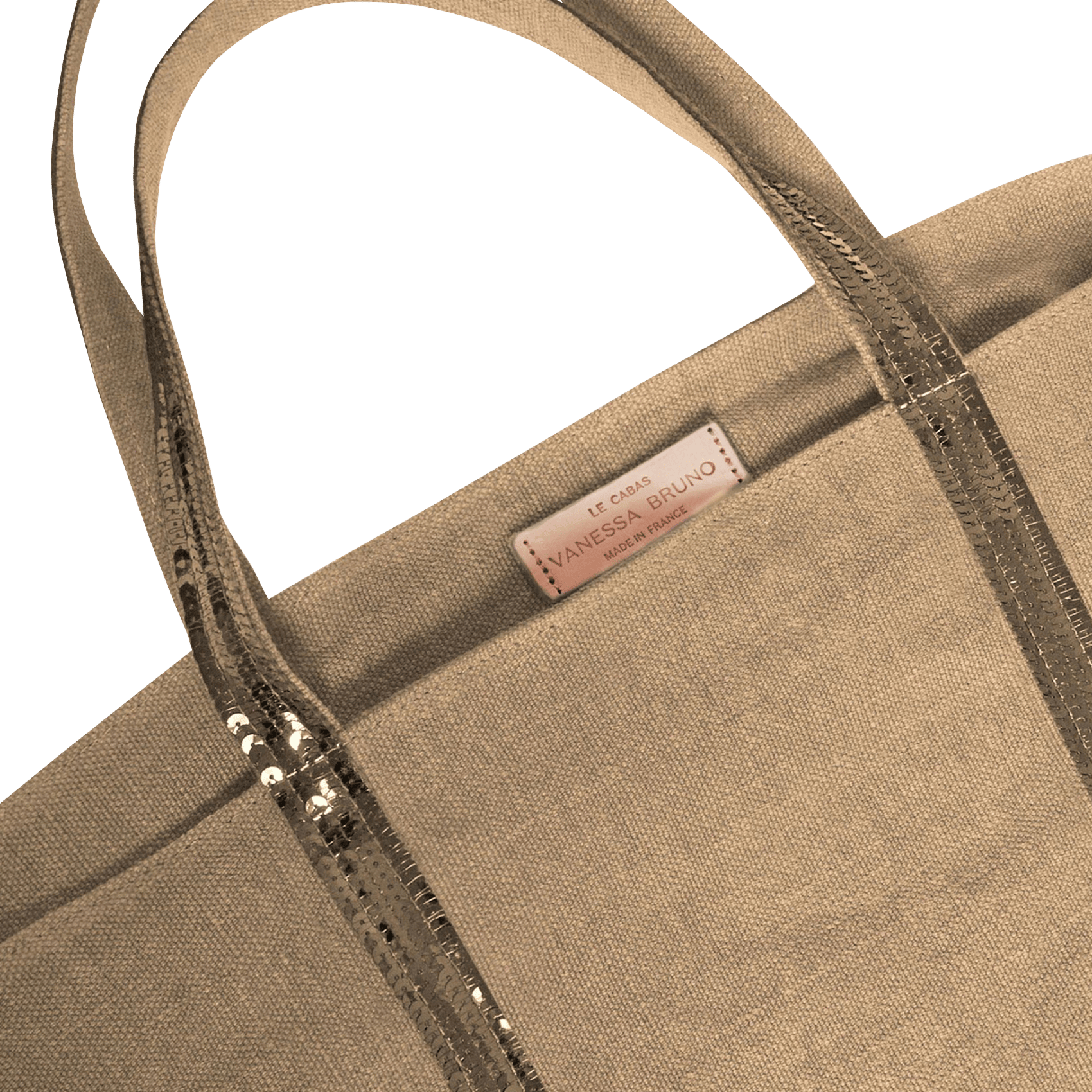 Cabas brodé sequins en lin | Beige VANESSA BRUNO Femme