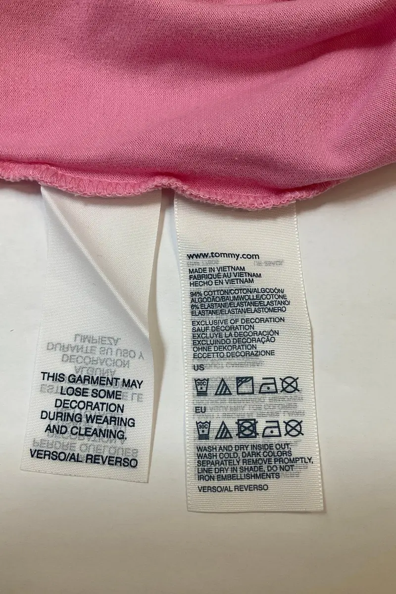 Polo TOMMY HILFIGER - SECONDE MAIN Rose