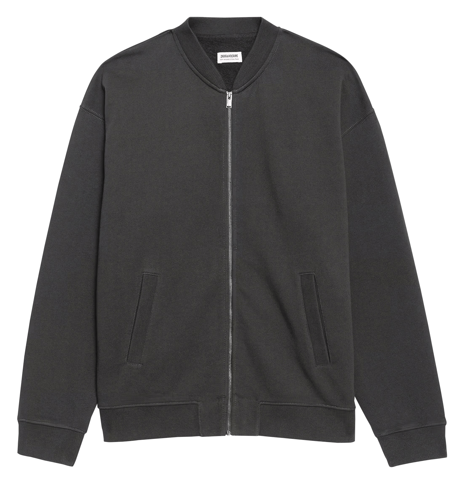 Katoenen sweater met ronde hals ZADIG&VOLTAIRE Grijs