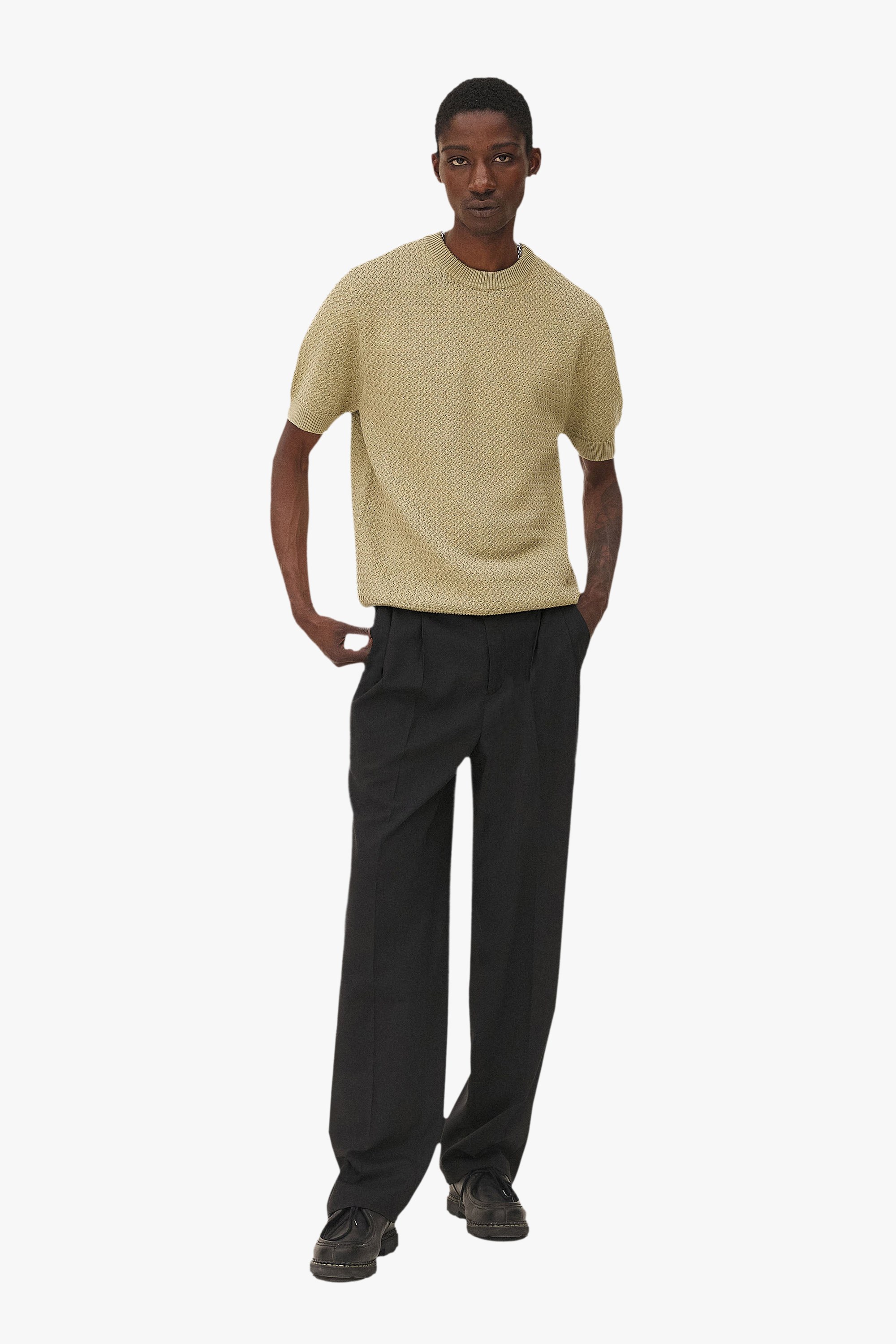 Clyde pleated trousers Noyoco Black