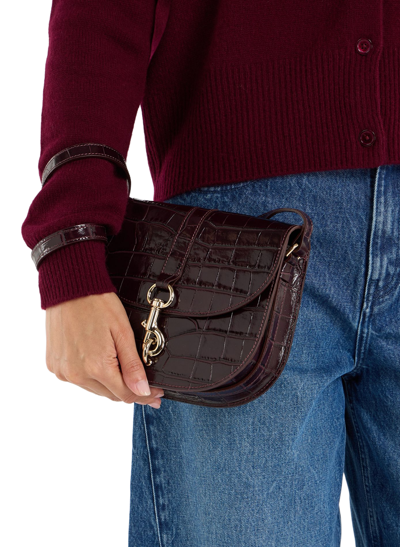 Idys leather shoulder bag SAISON 1865 Red
