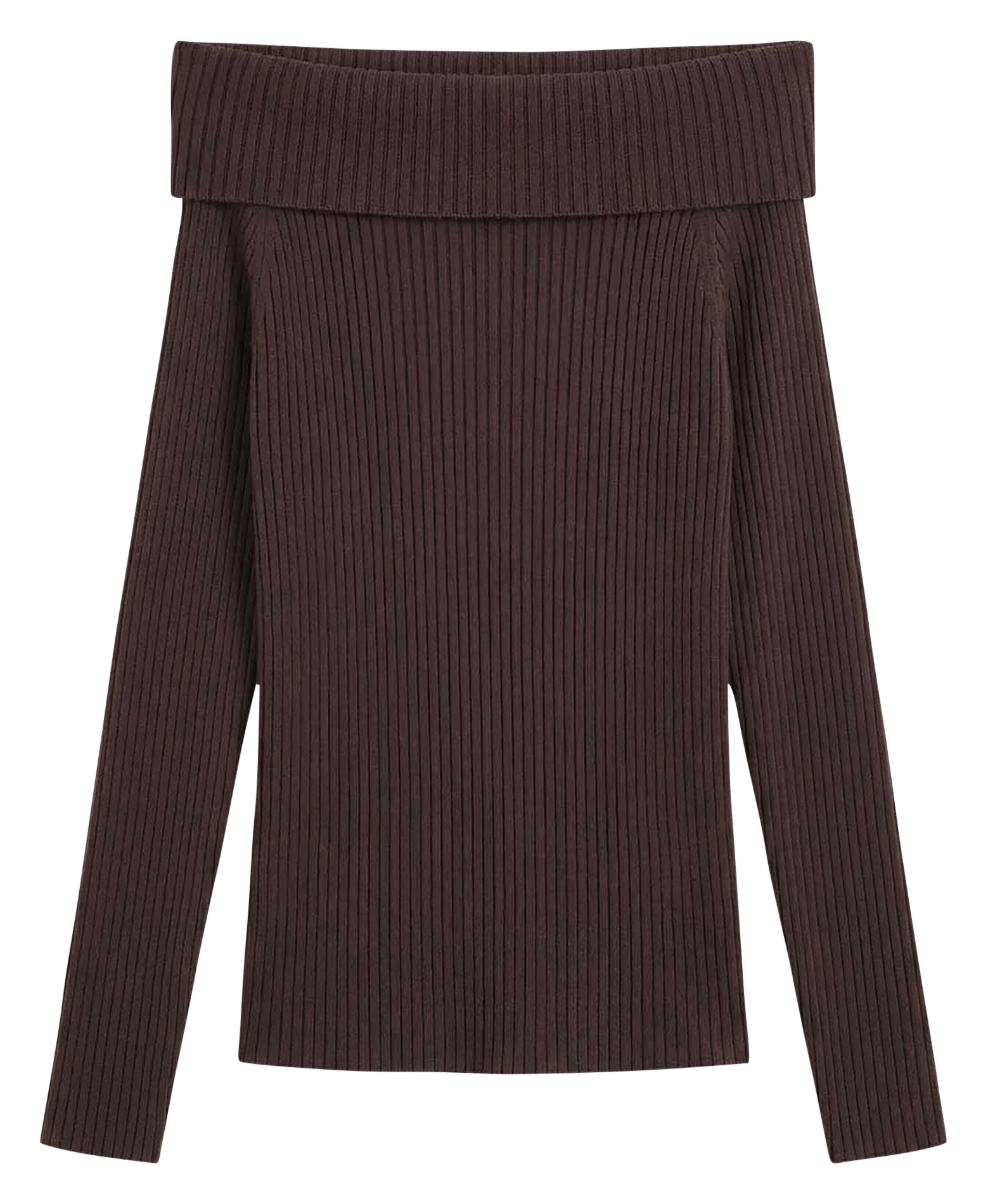 Straight fit, Bardot neckline TARA JARMON Brown