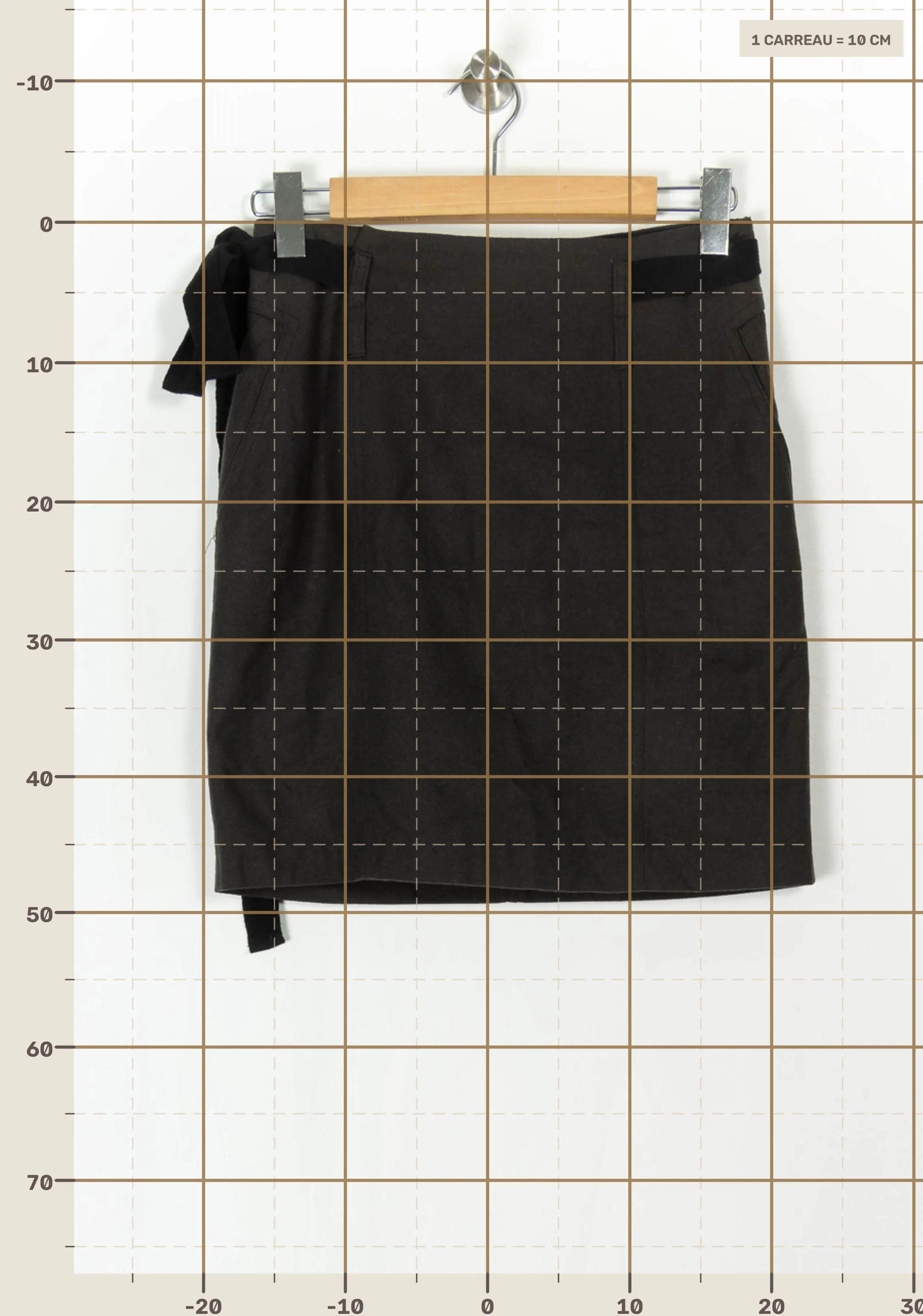 Short & midi skirt COMPTOIR DES COTONNIERS - Seconde main Brown