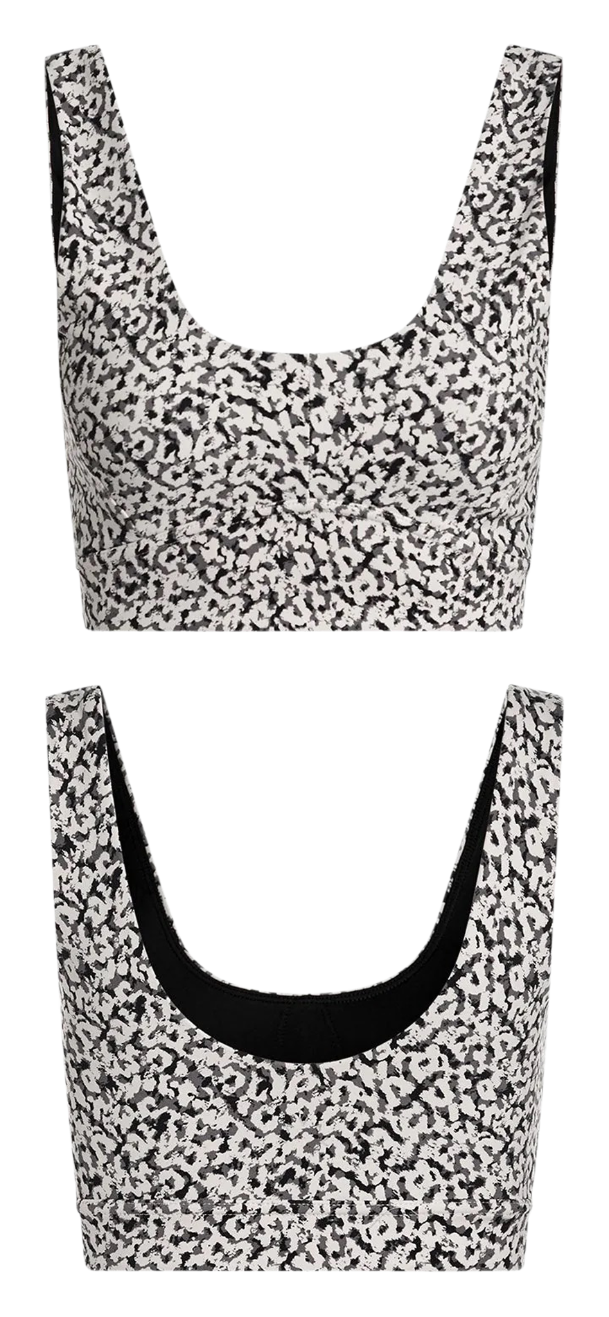 Top col rond à bretelles VARLEY Gris