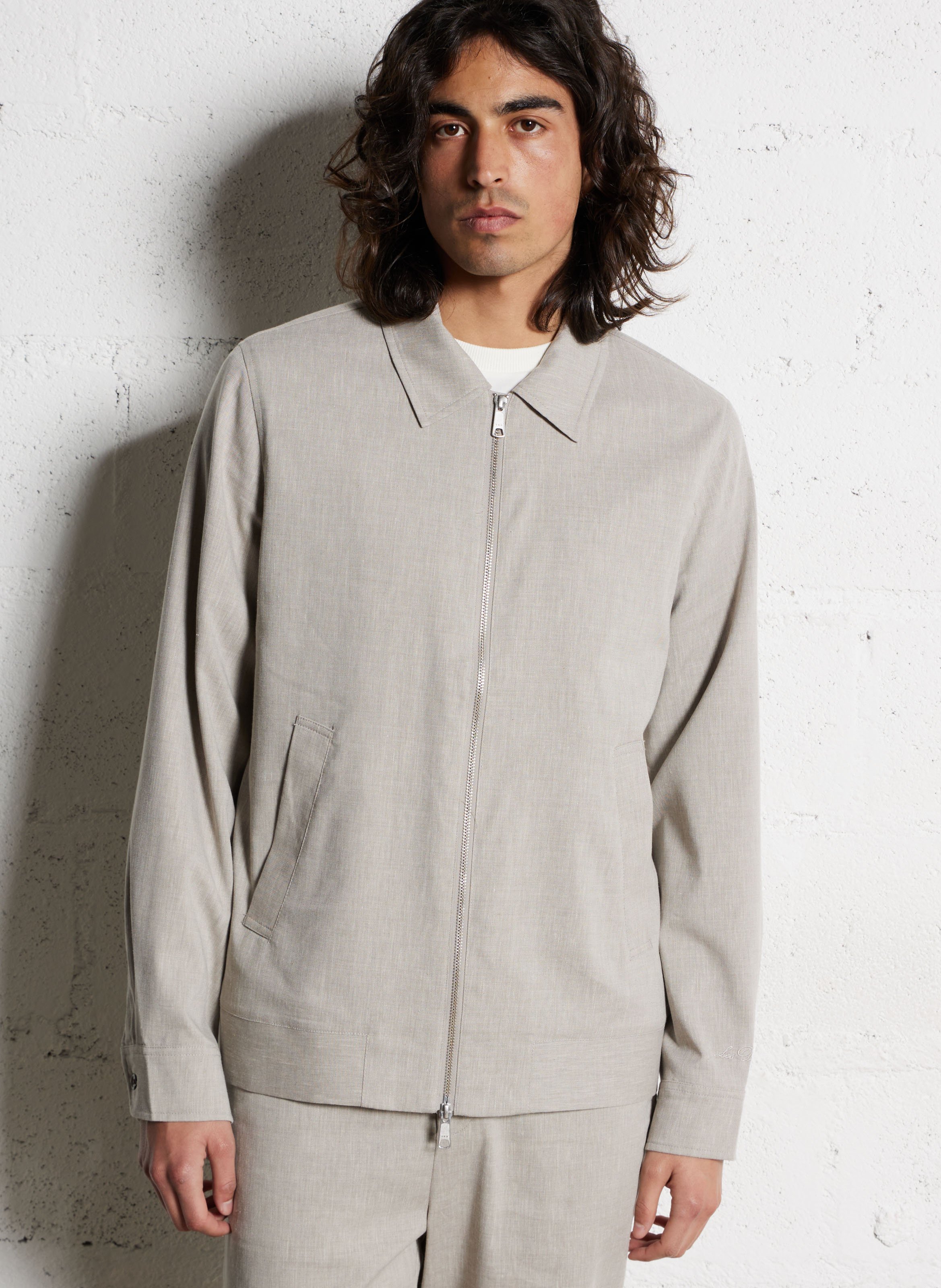 Veste col classique LES DEUX Beige