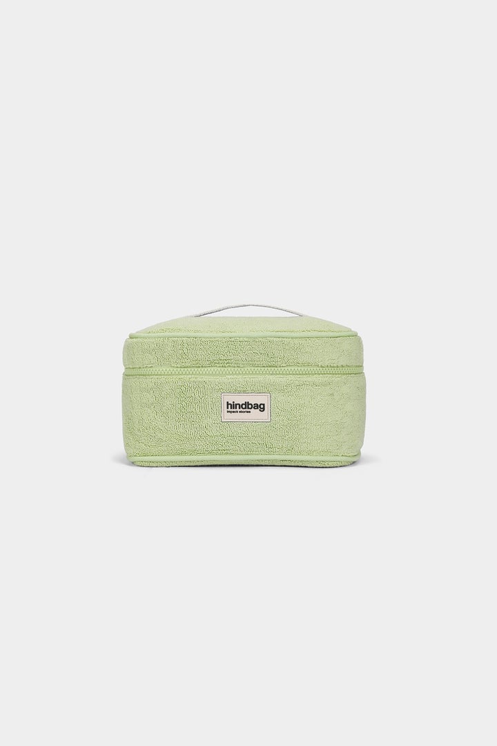 Almond Green Gaspard Sponge Vanity HINDBAG Green