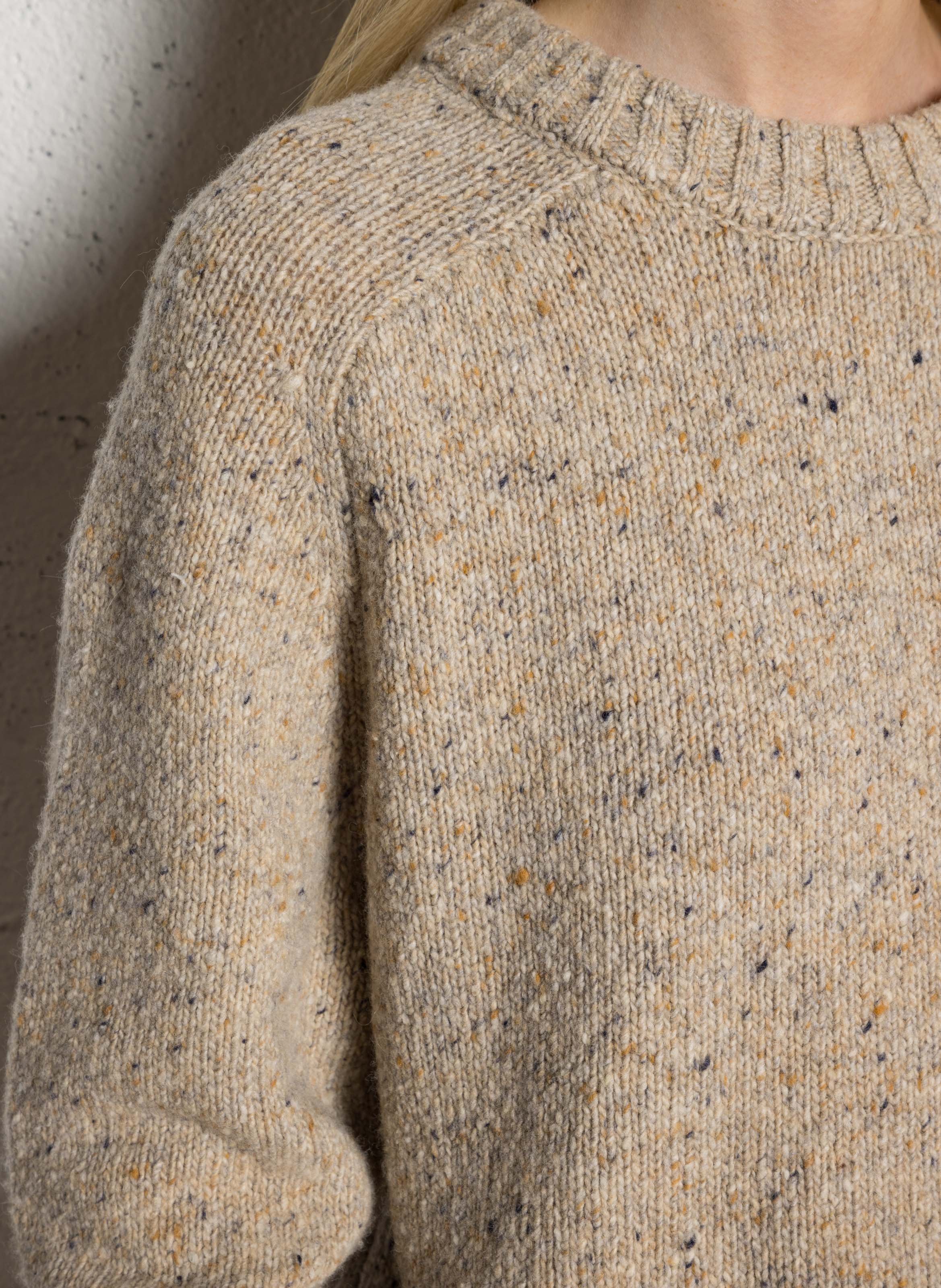 Pull oversize en laine mélangée JC SOPHIE Marron