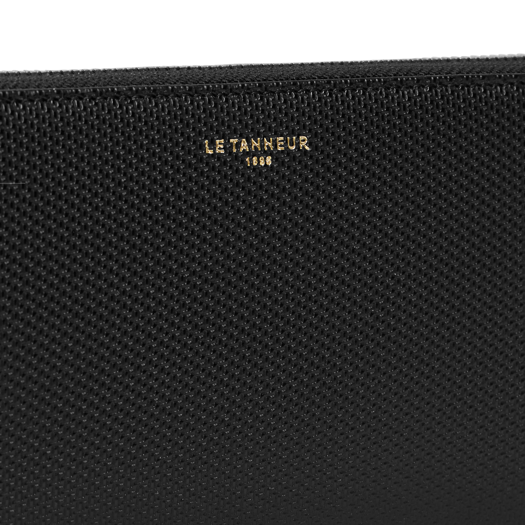 Portefeuilles zippé en cuir LE TANNEUR Noir