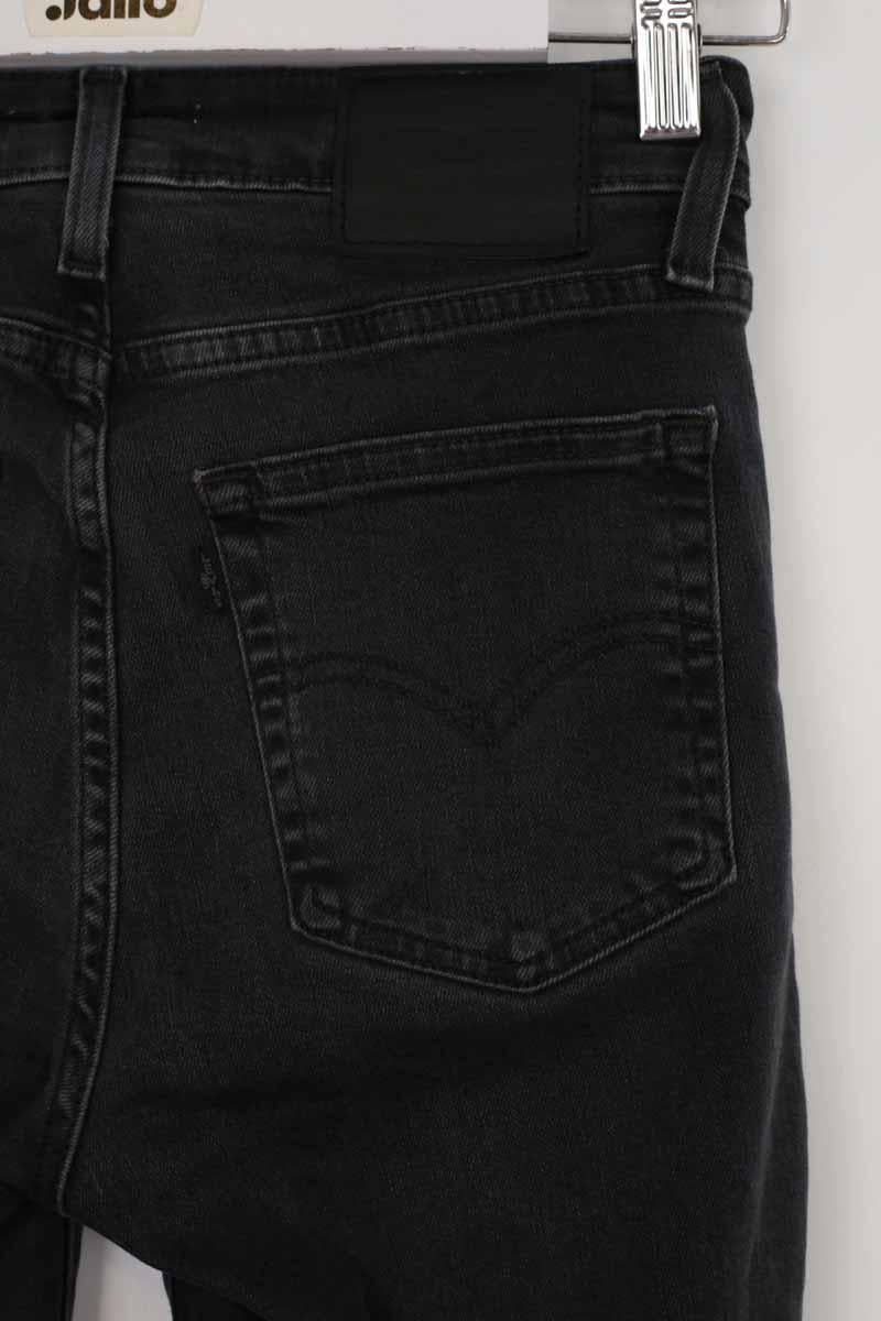 Cotton skinny jeans LEVI'S - Seconde main Black