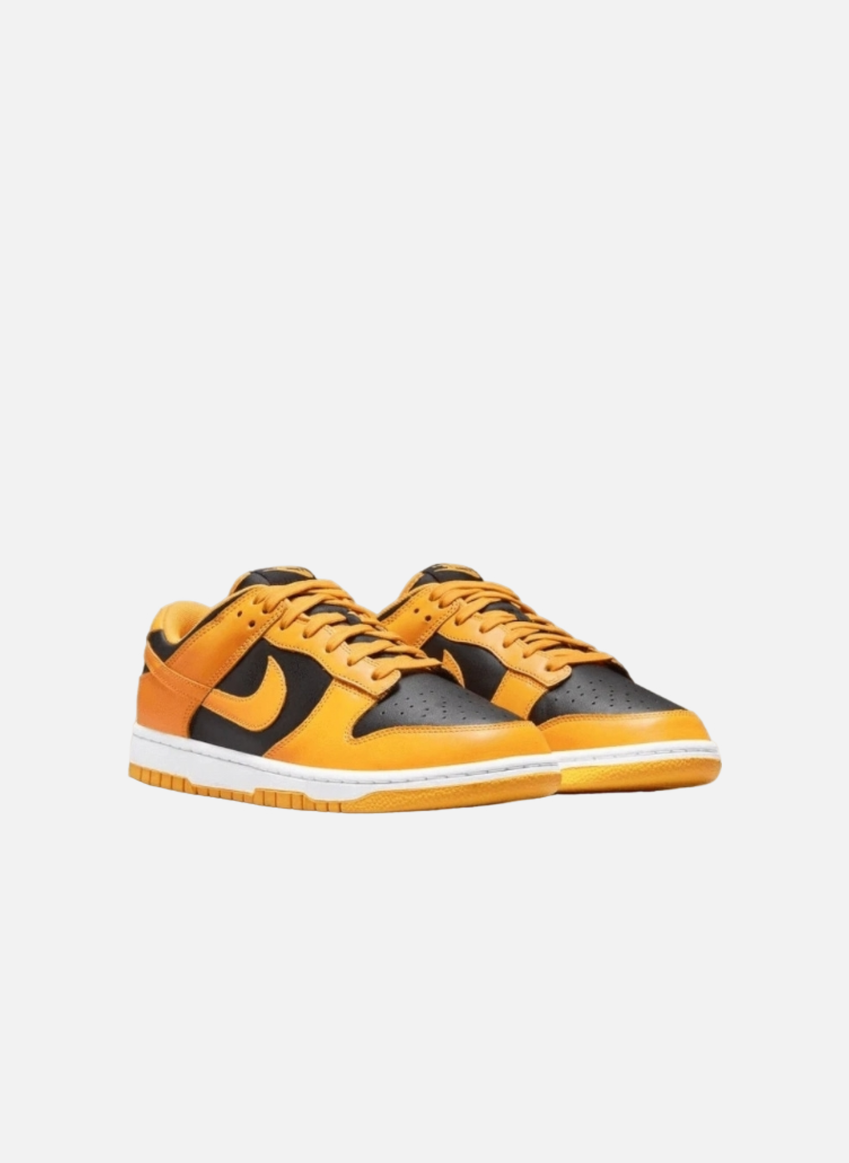 Leather low-top sneakers NIKE Yellow