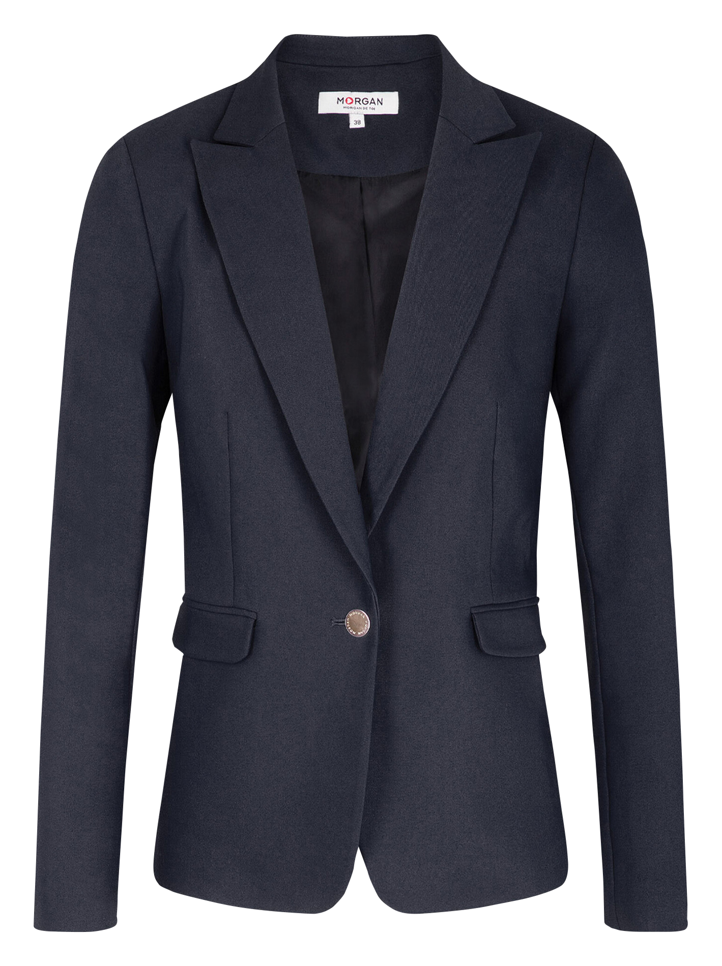 Rechte blazer met knopen MORGAN Blauw