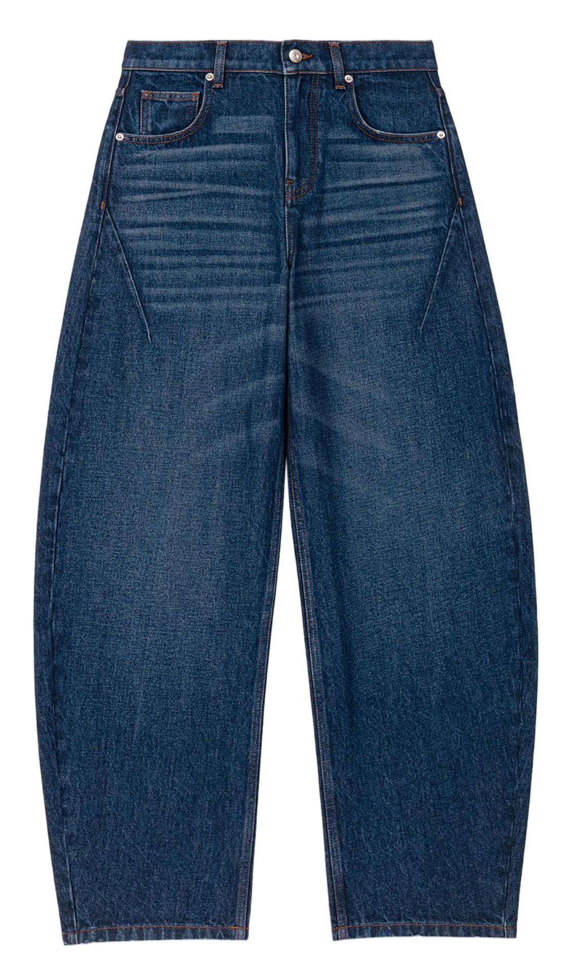 Denim katoenen ballonjeans MAJE Blauw