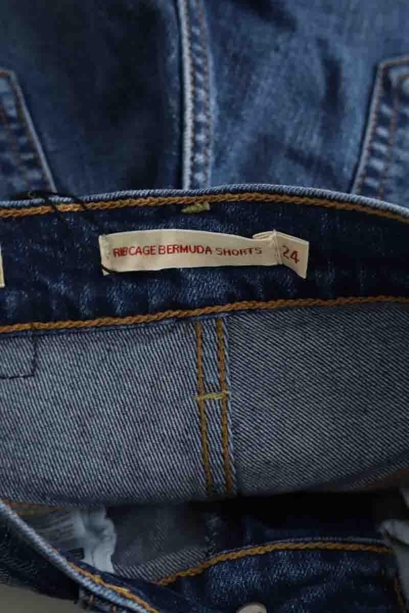 Leather Bermudas LEVI'S - Seconde main Blue