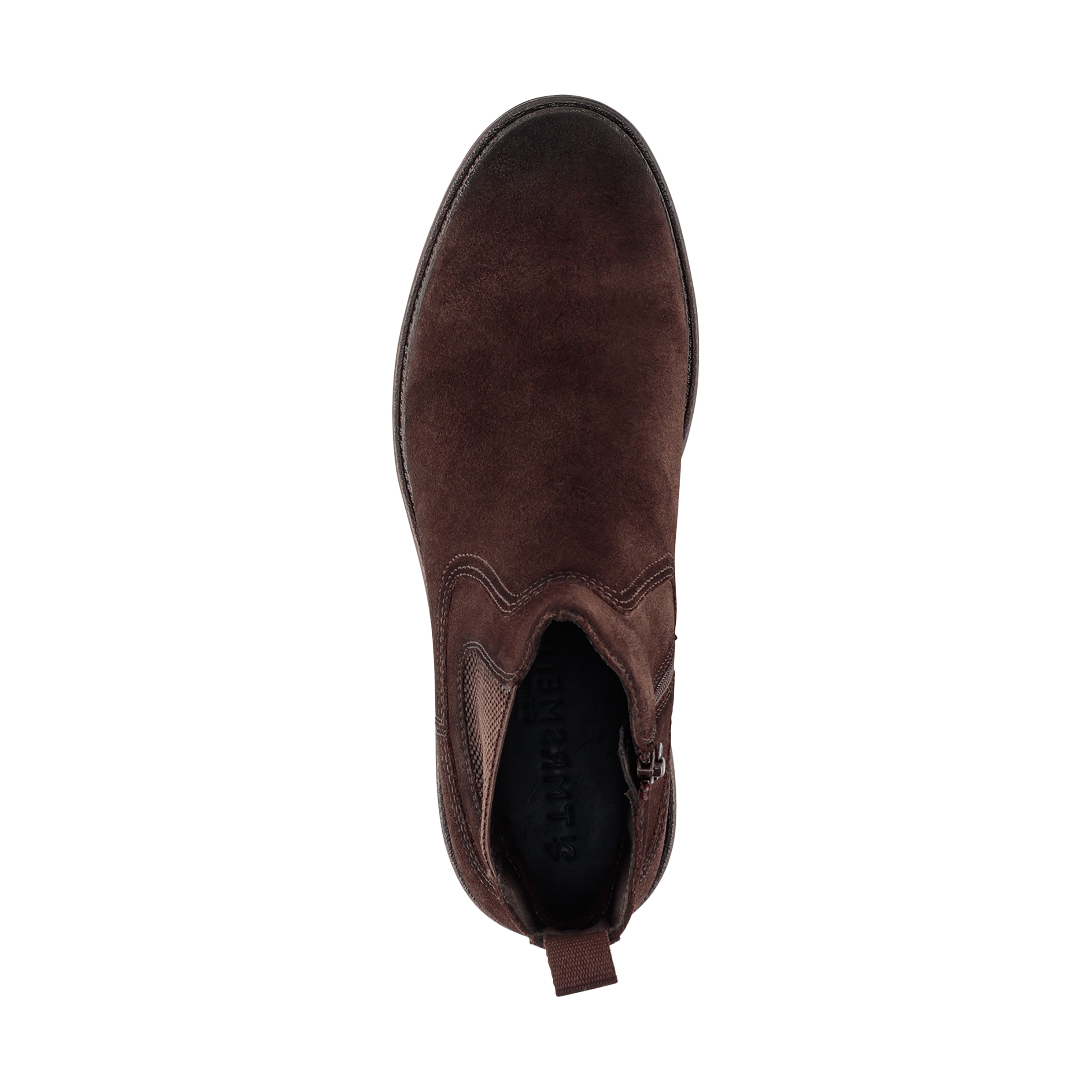 Leather Chelsea ankle boot TAMARIS Brown