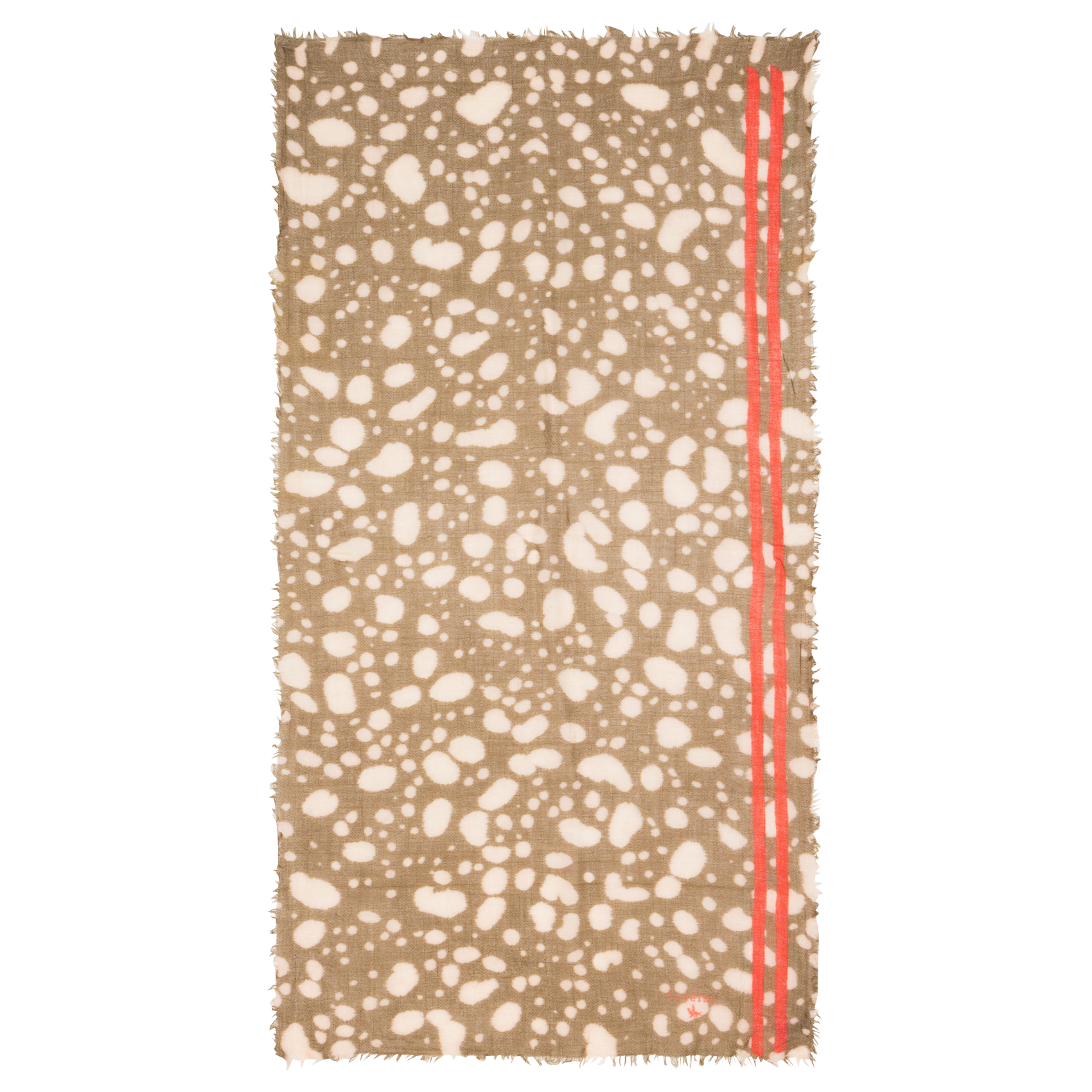 Echarpe en laine COTELAC Marron