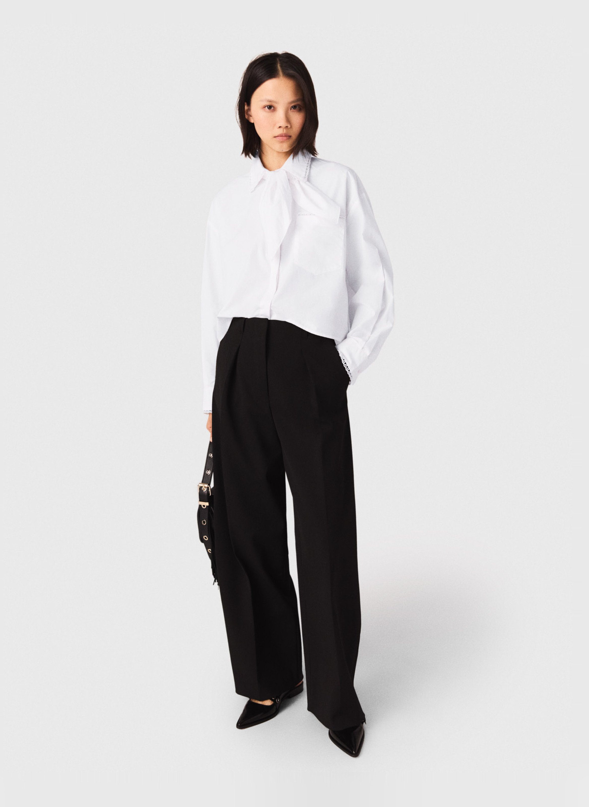 Palazzo pants MAJE Black
