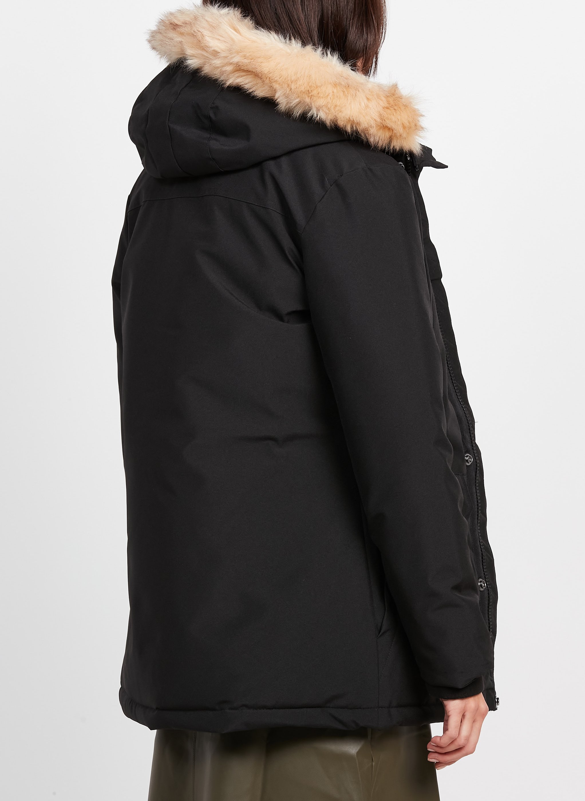 Parka à capuche SCHOTT Noir