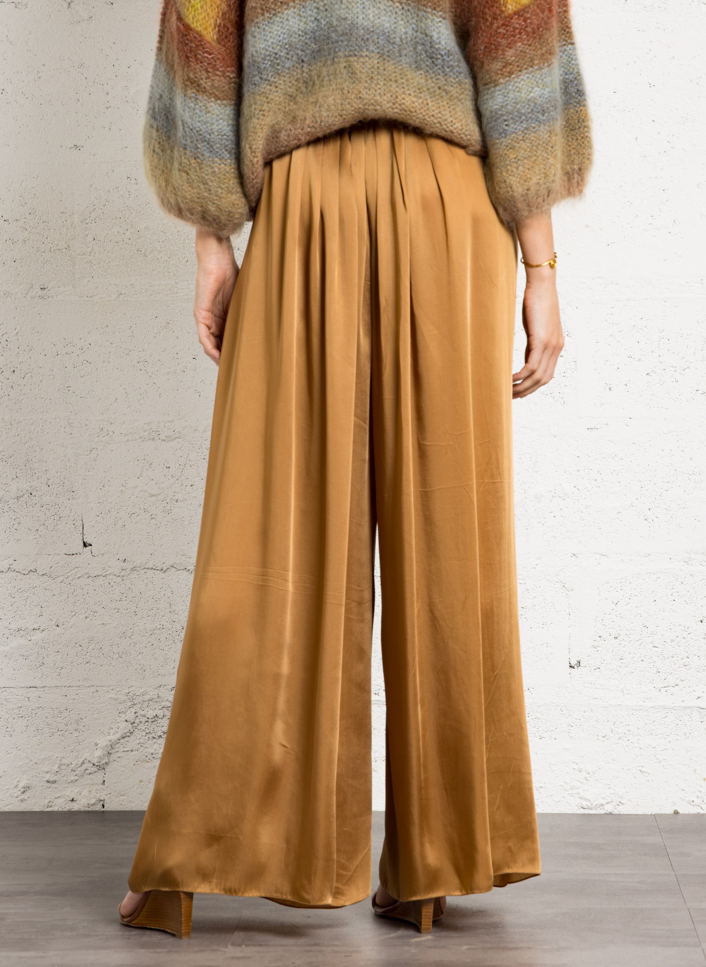 Pantalon large  MES DEMOISELLES Marron