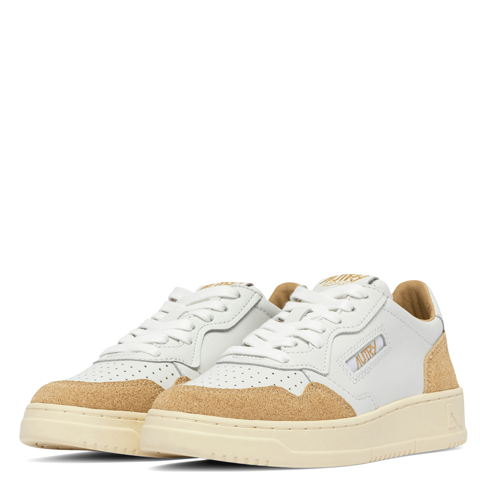 Baskets basses en cuir AUTRY Orange