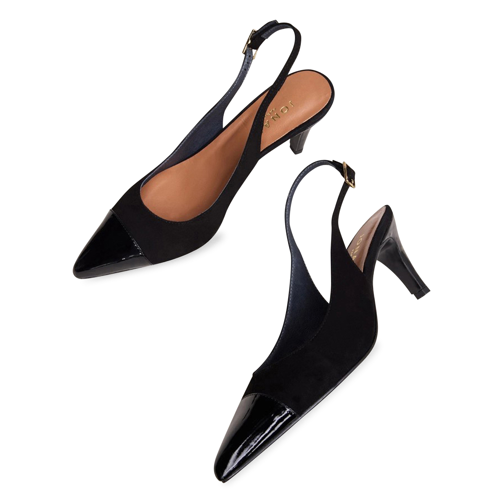 Leather high heels JONAK Black