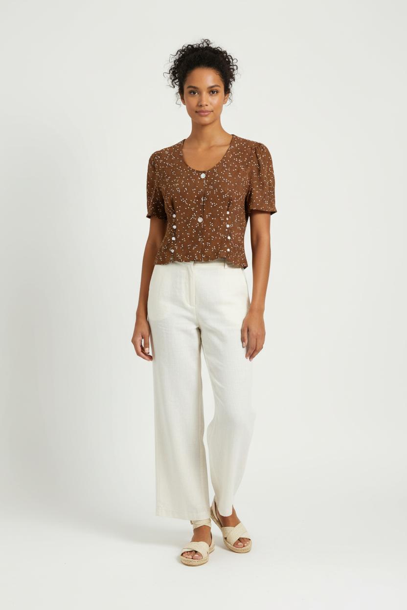 Top & tank top ROUJE - Seconde Main Brown