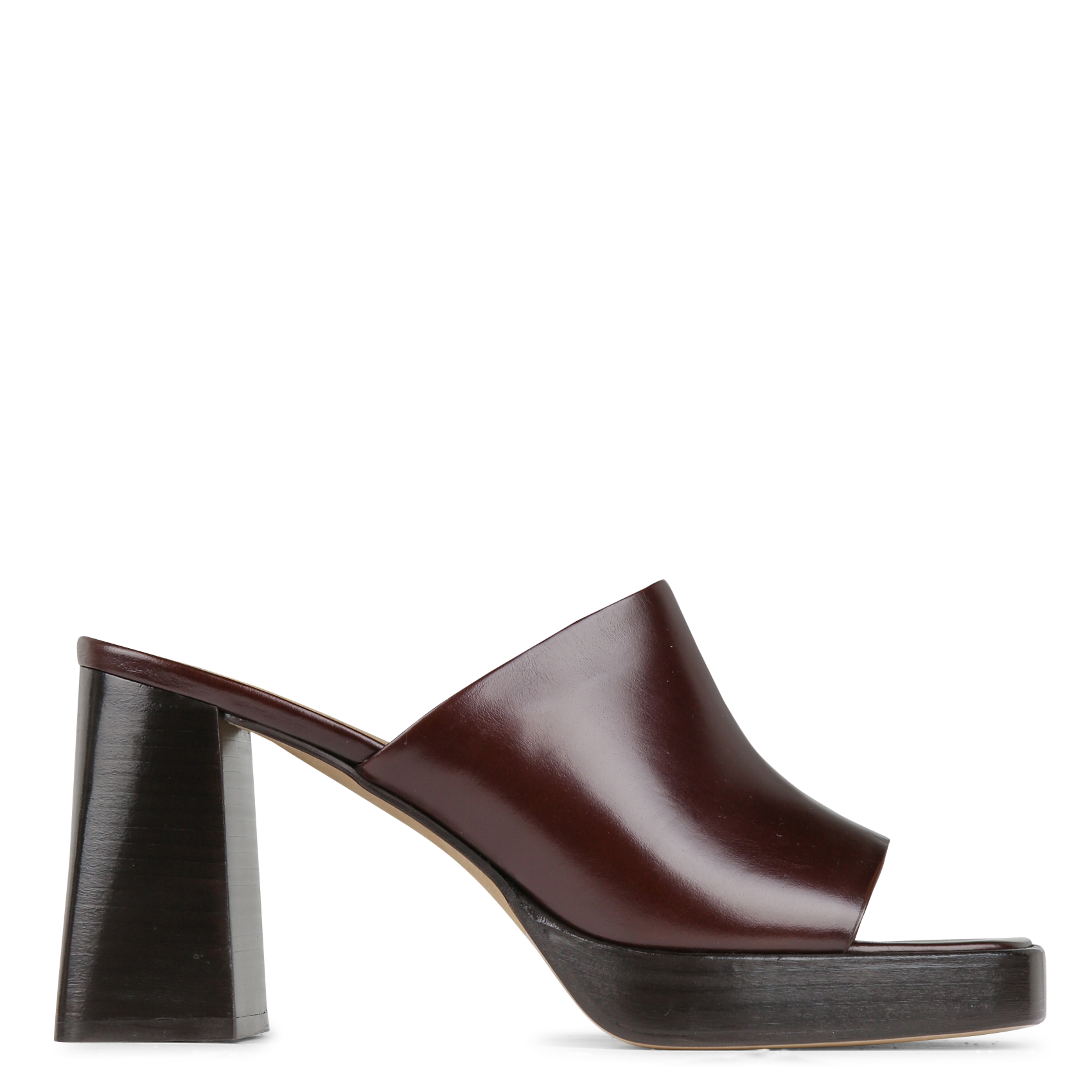 Hoge leren muiltjes BOBBIES Bruin