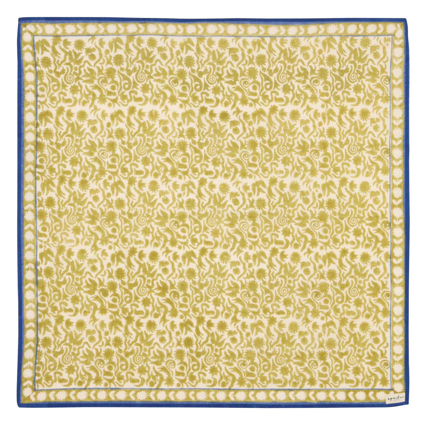 Baumwolltuch mit Print APACHES COLLECTIONS Grun